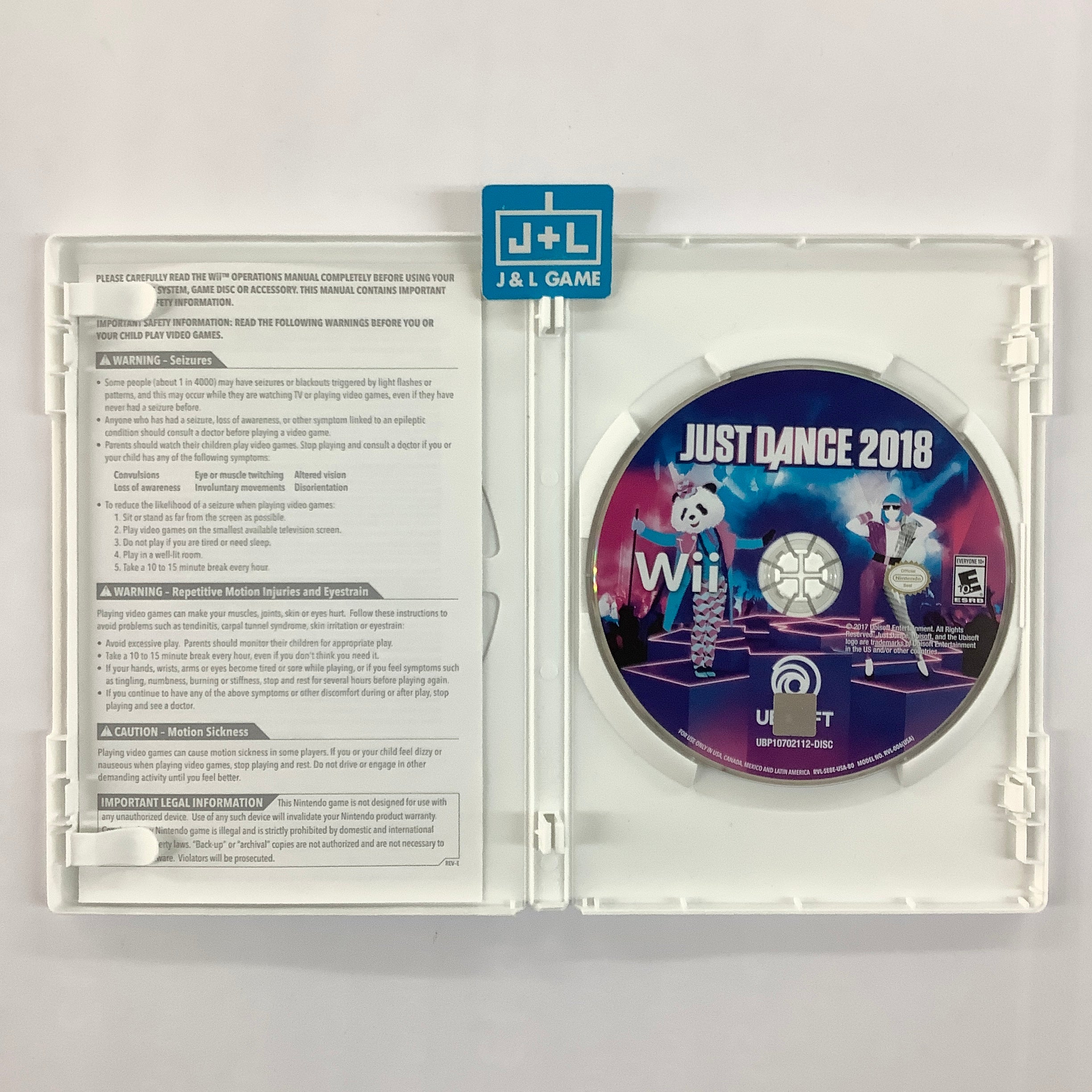Just Dance 2018 - Nintendo Wii [Pre-Owned] Video Games Ubisoft   
