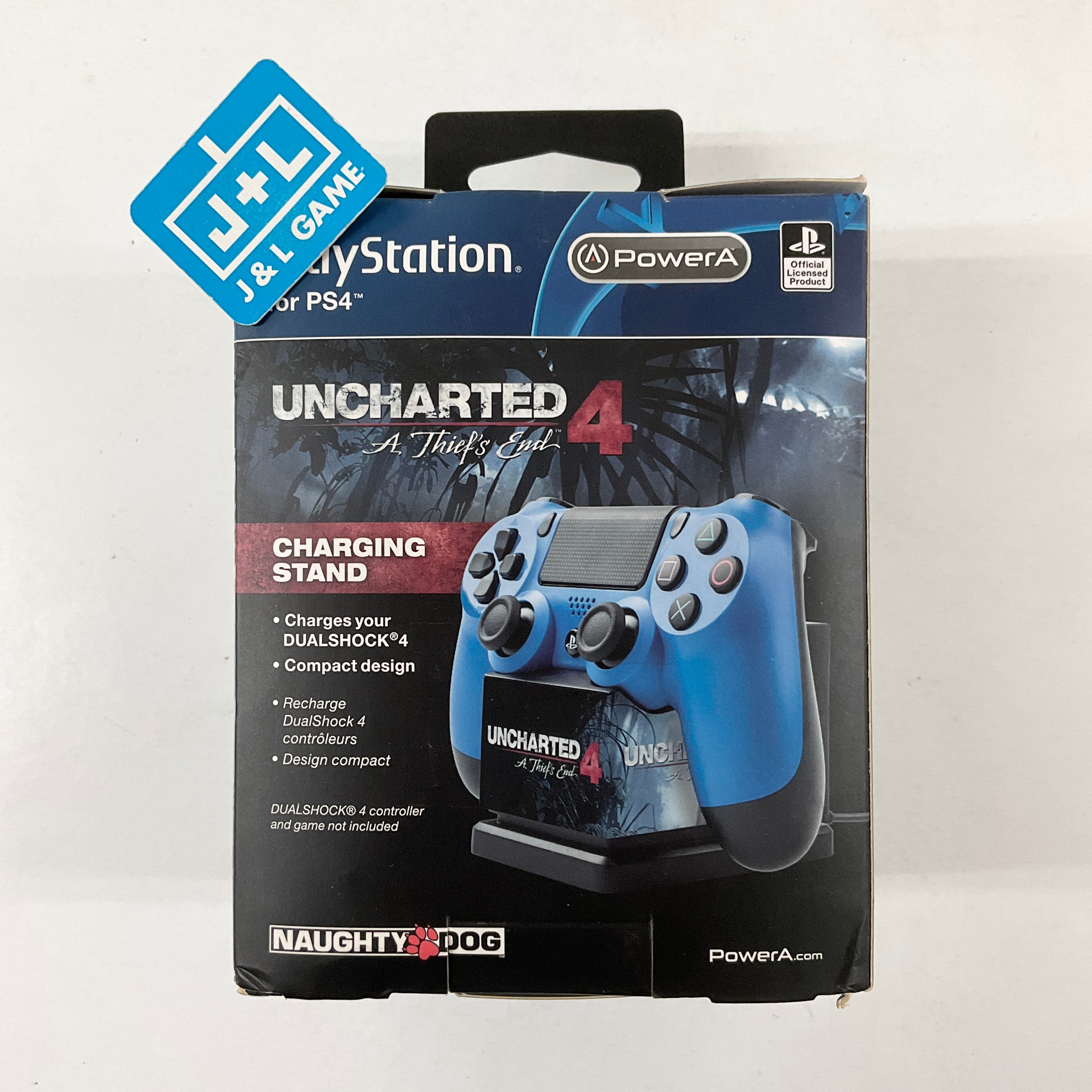 PowerA PlayStation 4 Charging Stand - Uncharted 4 - (PS4) PlayStation 4 Accessories PowerA   