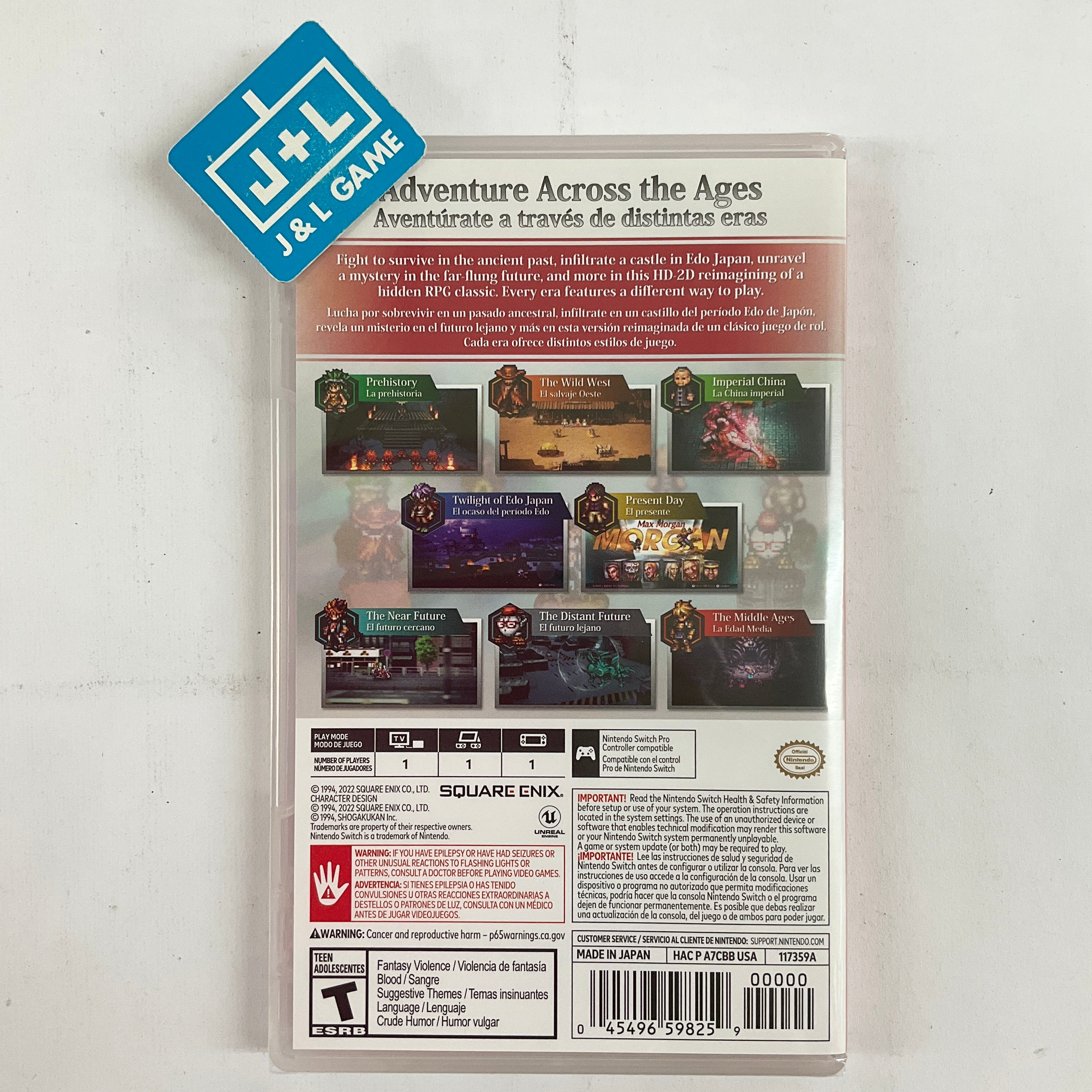 LIVE A LIVE - (NSW) Nintendo Switch Video Games Square Enix   