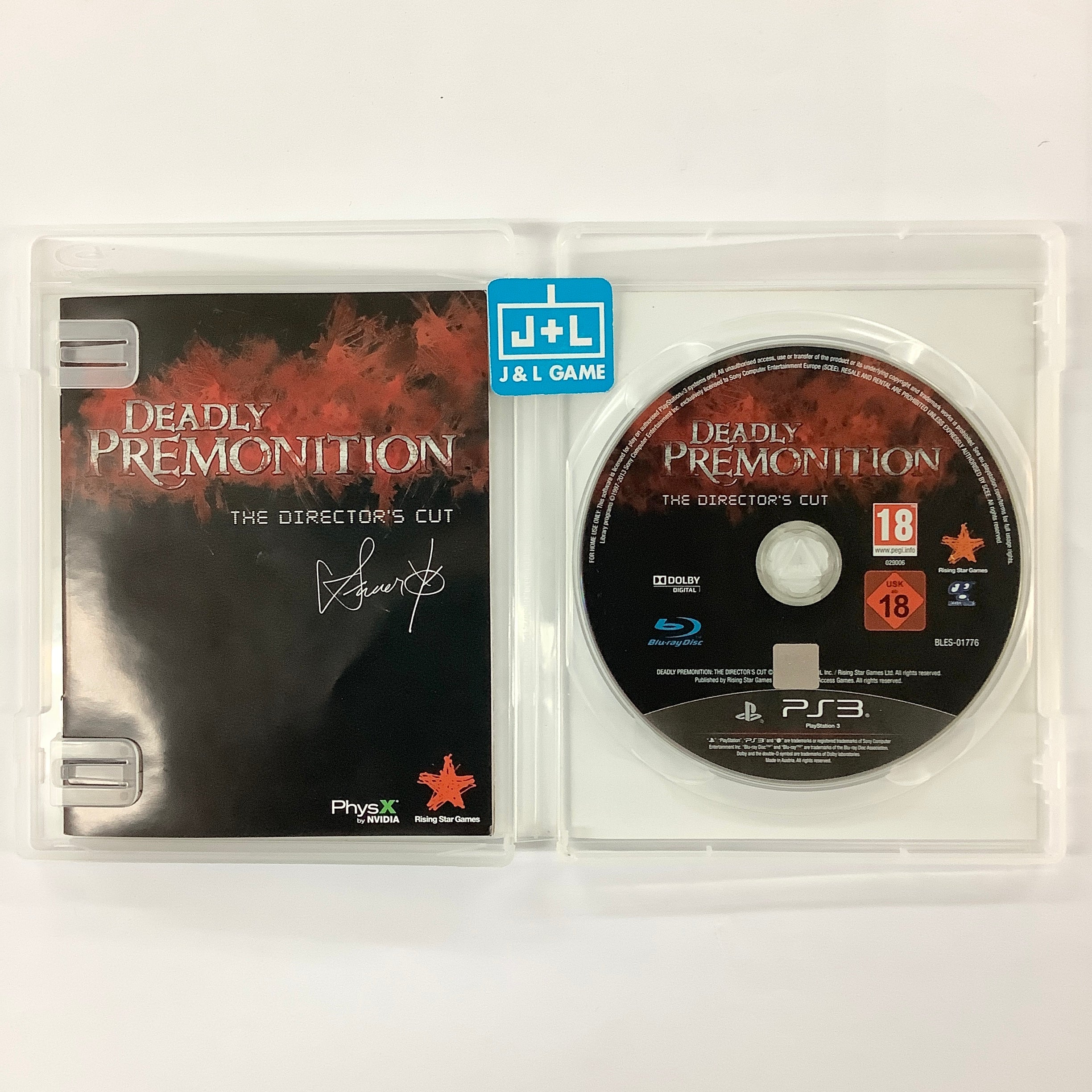 Deadly Premonition: The Director's Cut - (PS3) PlayStation 3 [Pre-Owned] (European Import) Video Games Marvelous Entertainment   