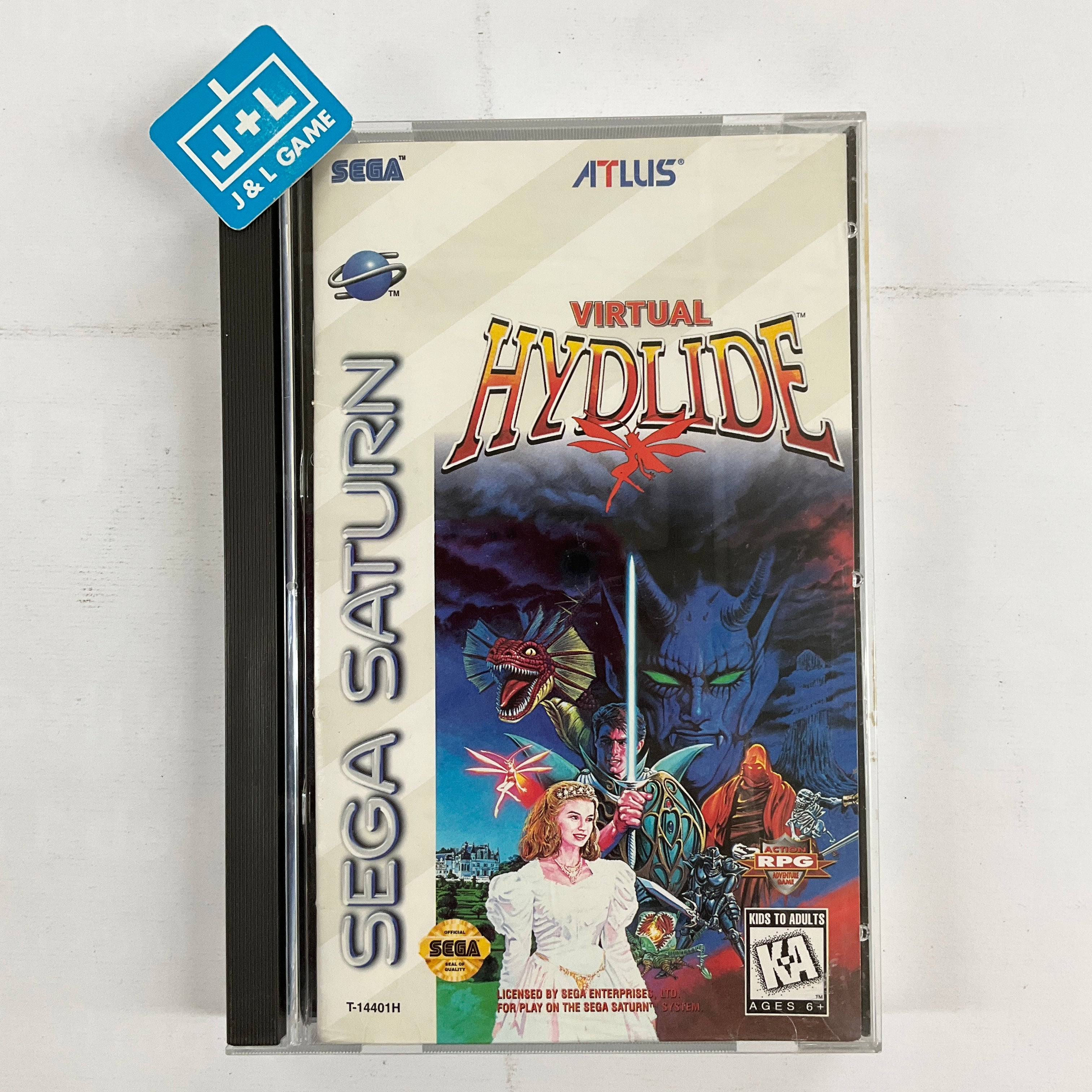 Virtual Hydlide - (SS) SEGA Saturn [Pre-Owned] Video Games Atlus   