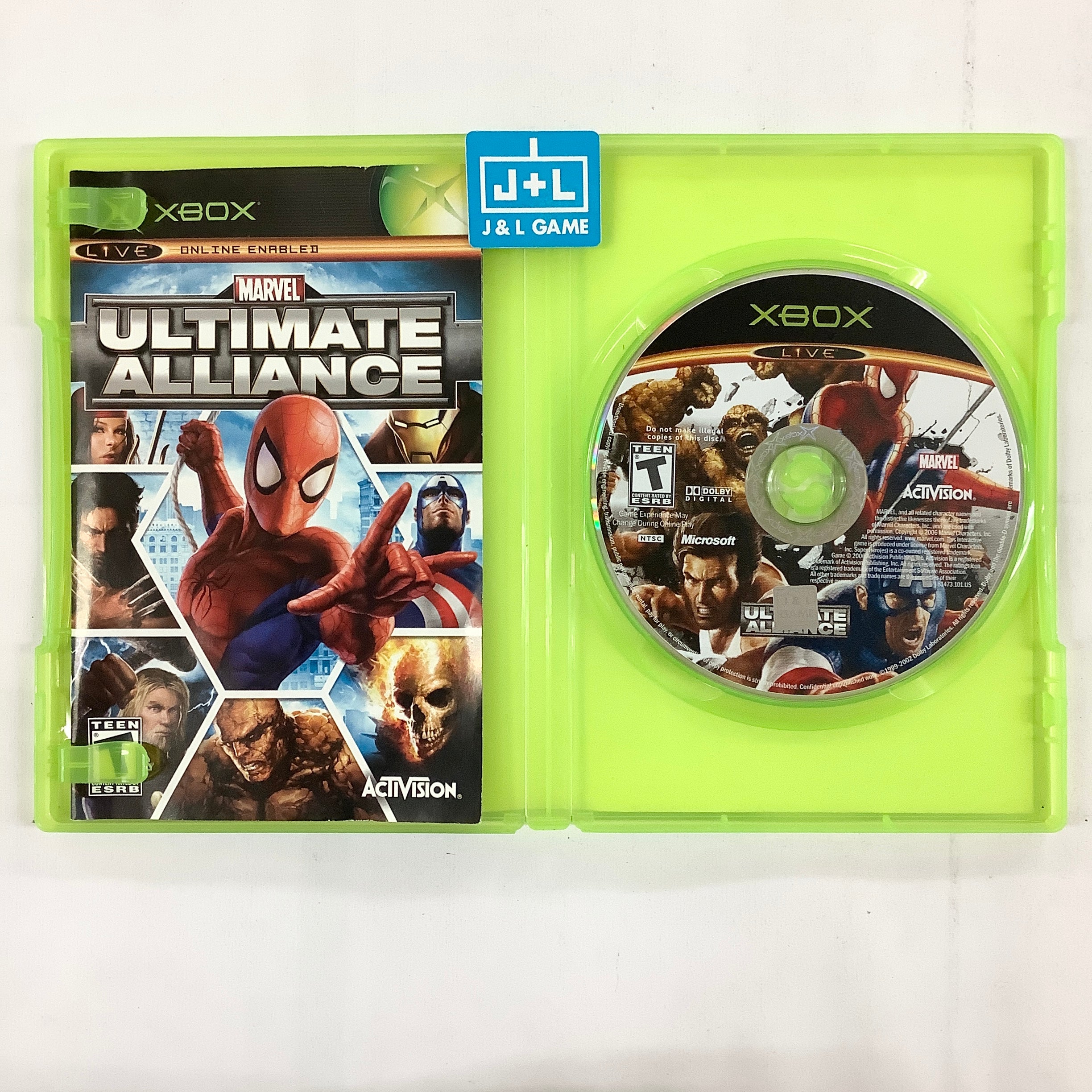Marvel: Ultimate Alliance - (XB) Xbox [Pre-Owned] Video Games Activision   