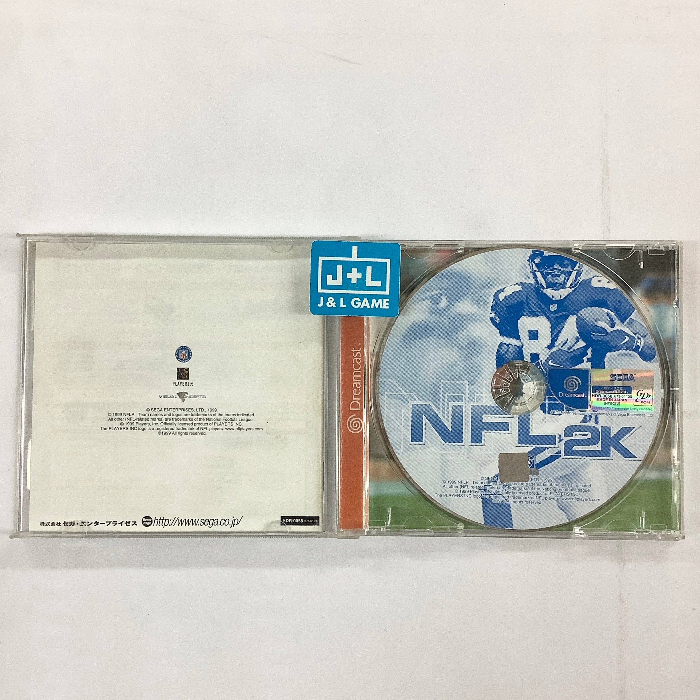 Sega Sports NFL 2K - (DC) SEGA Dreamcast [Pre-Owned] (Japanese Import) Video Games Sega   
