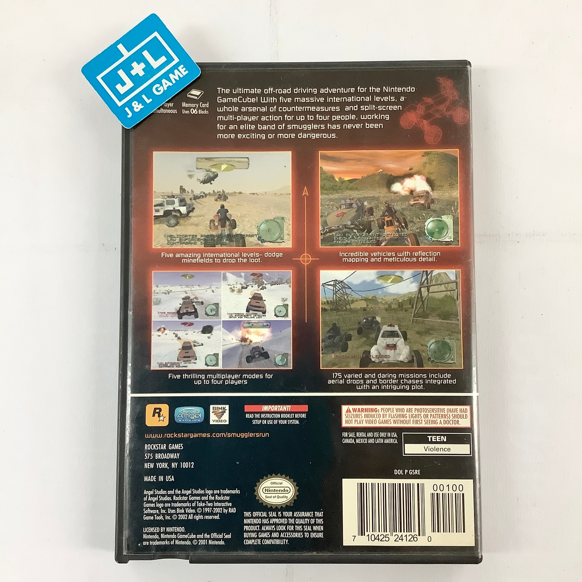 Smuggler's Run: Warzones - (GC) GameCube [Pre-Owned] Video Games Rockstar Games   