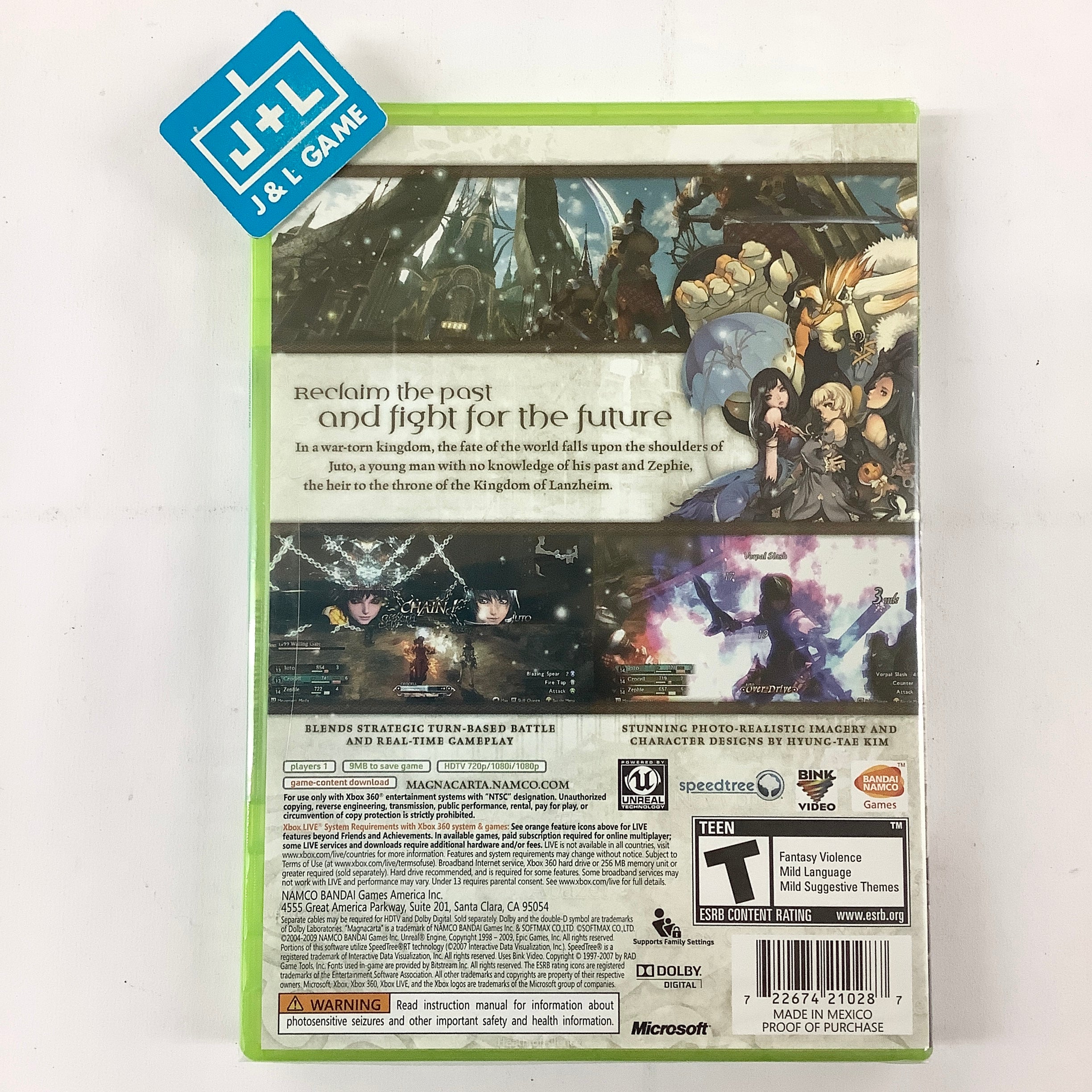 Magna Carta 2 - Xbox 360 Video Games Namco Bandai Games   