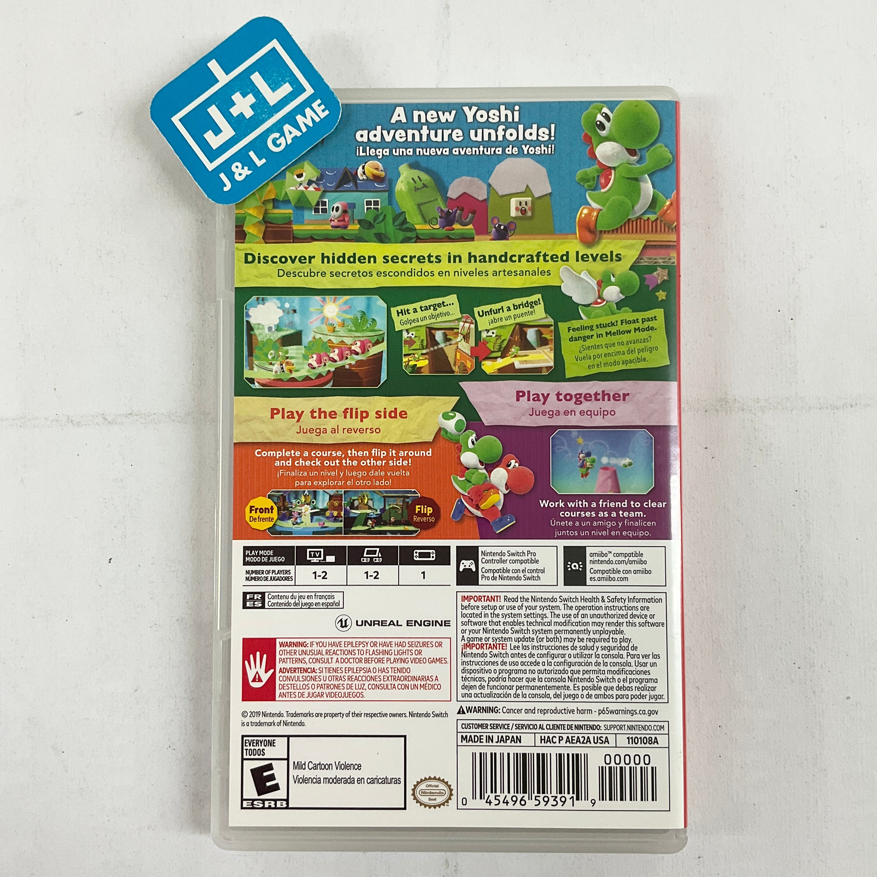 Yoshi's Crafted World - (NSW) Nintendo Switch [Pre-Owned] Video Games Nintendo   