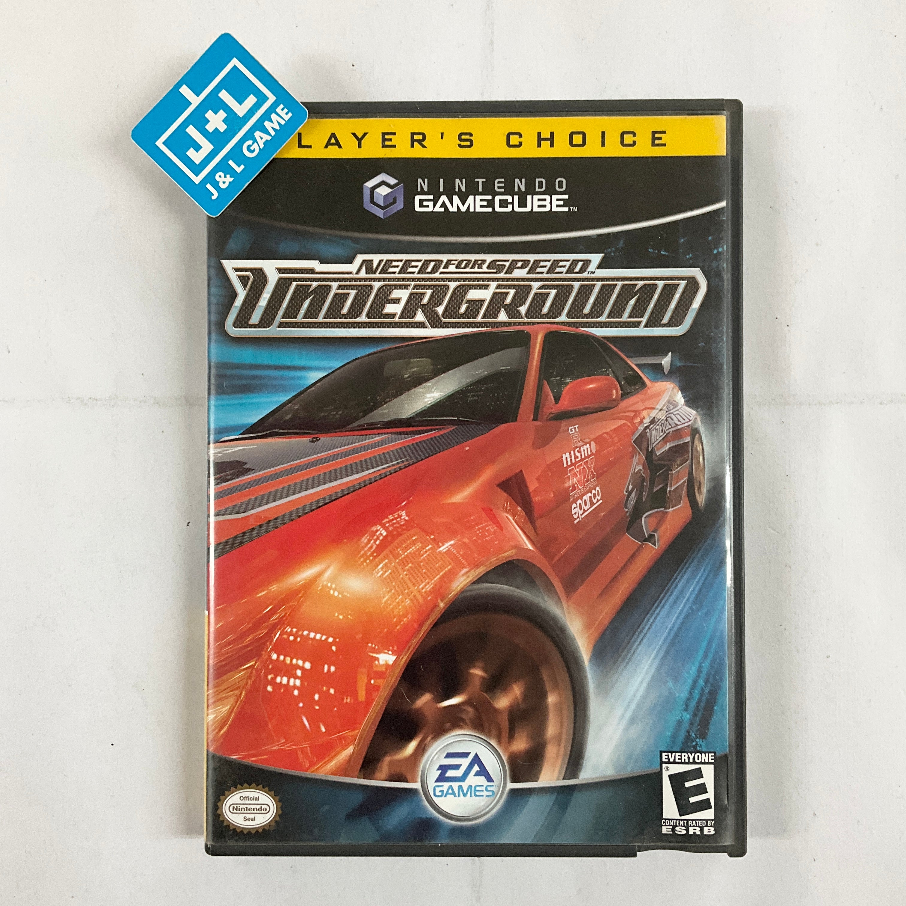 Need for Speed Underground (Player's Choice) - (GC) GameCube [Pre-Owned] Video Games Electronic Arts   