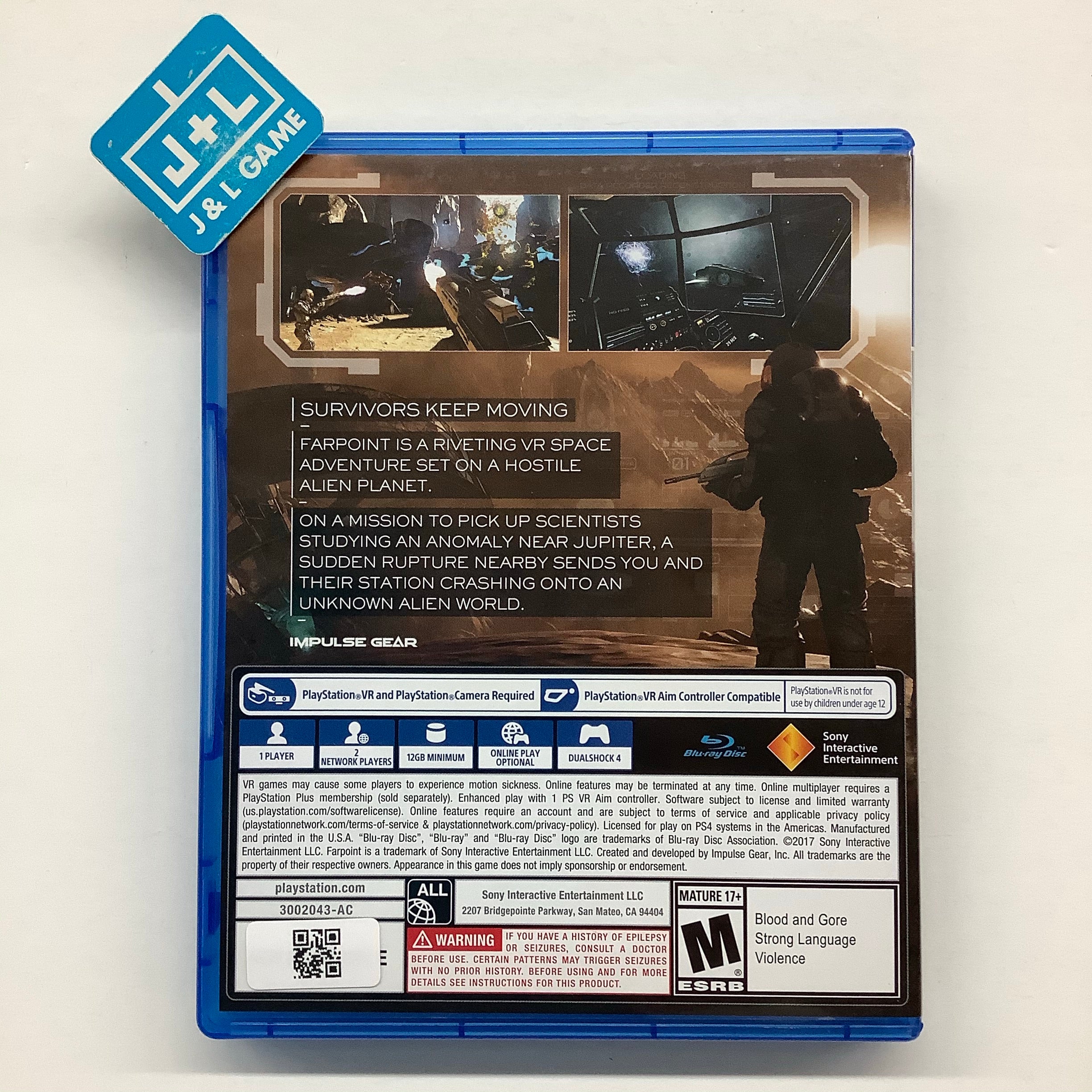 Farpoint (PlayStation VR) - (PS4) PlayStation 4 [Pre-Owned] Video Games Sony Interactive Entertainment   
