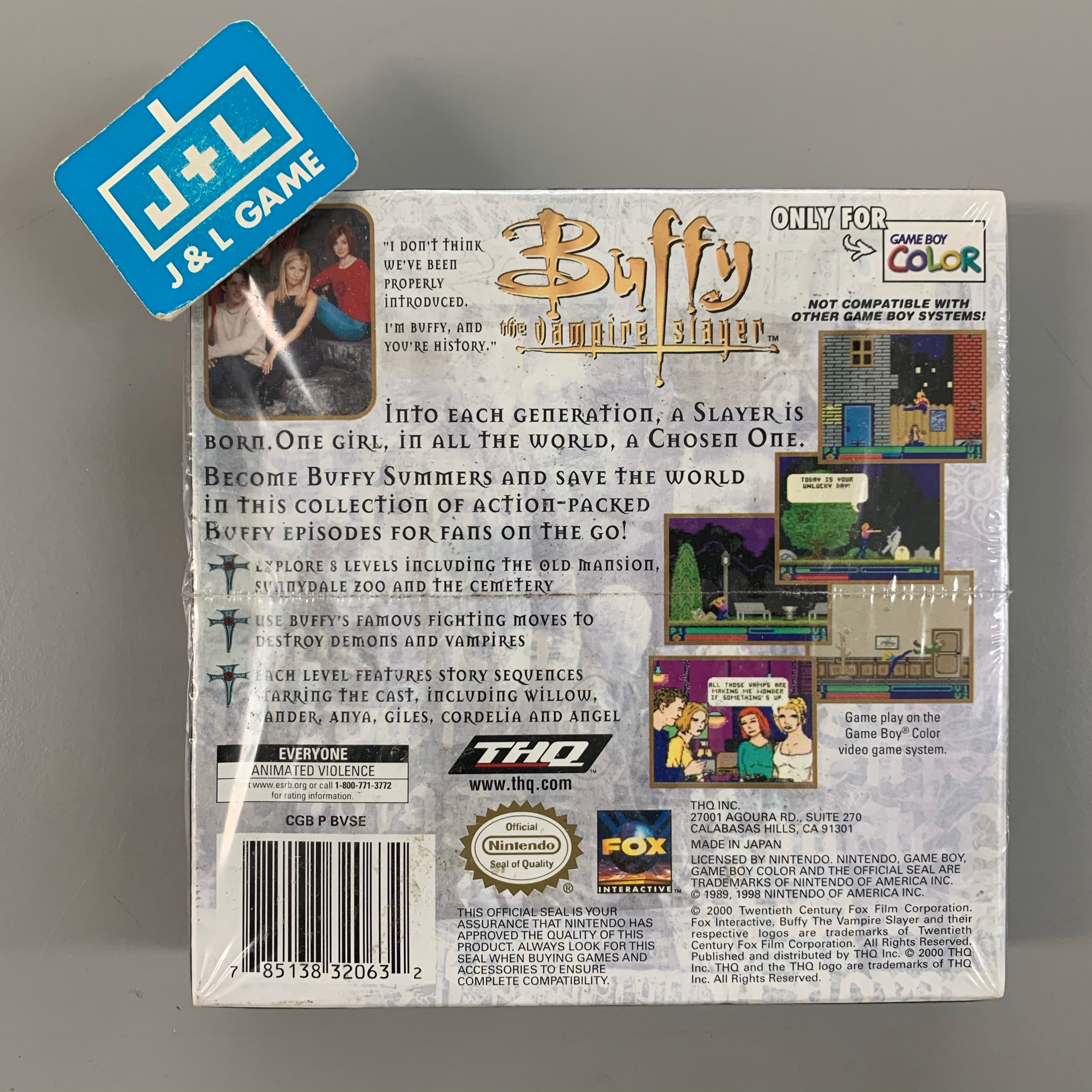 Buffy the Vampire Slayer - (GBC) Game Boy Color Video Games THQ   