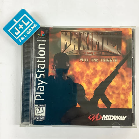 Maximum Force - (PS1) PlayStation 1 [Pre-Owned] Video Games Midway   