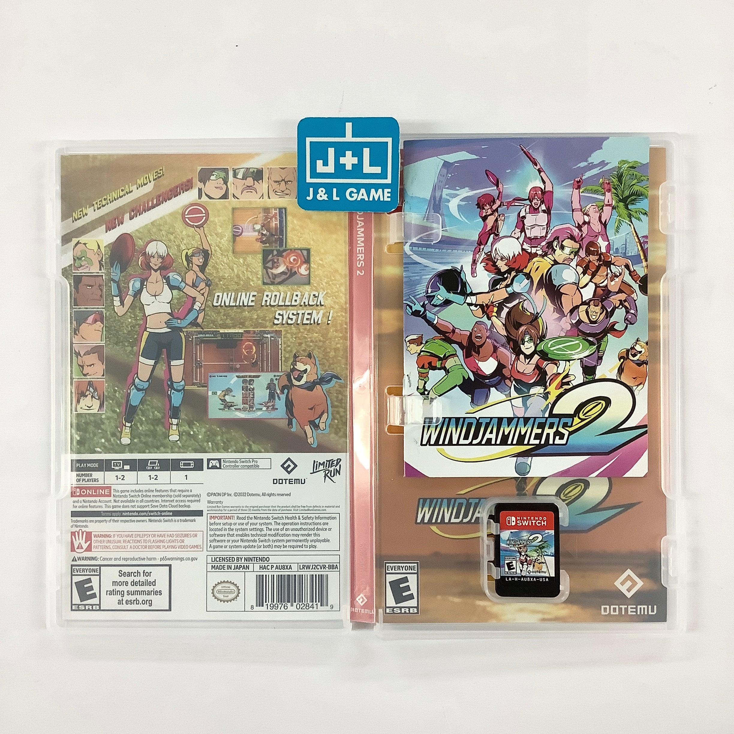 Windjammers 2 - (NSW) Nintendo Switch [Pre-Owned] Video Games Limited Run   