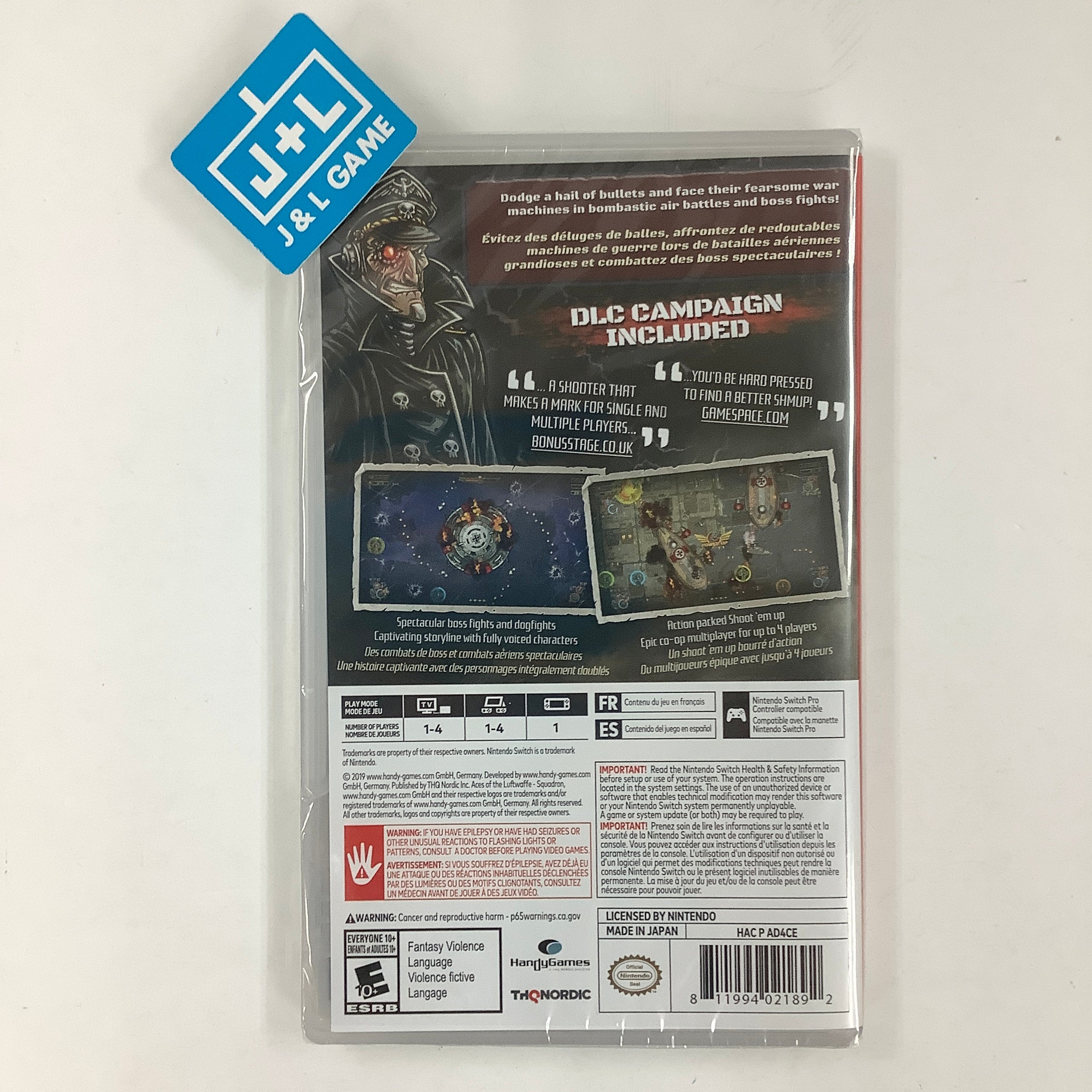 Aces of The Luftwaffe: Squadron - (NSW) Nintendo Switch Video Games THQ Nordic   