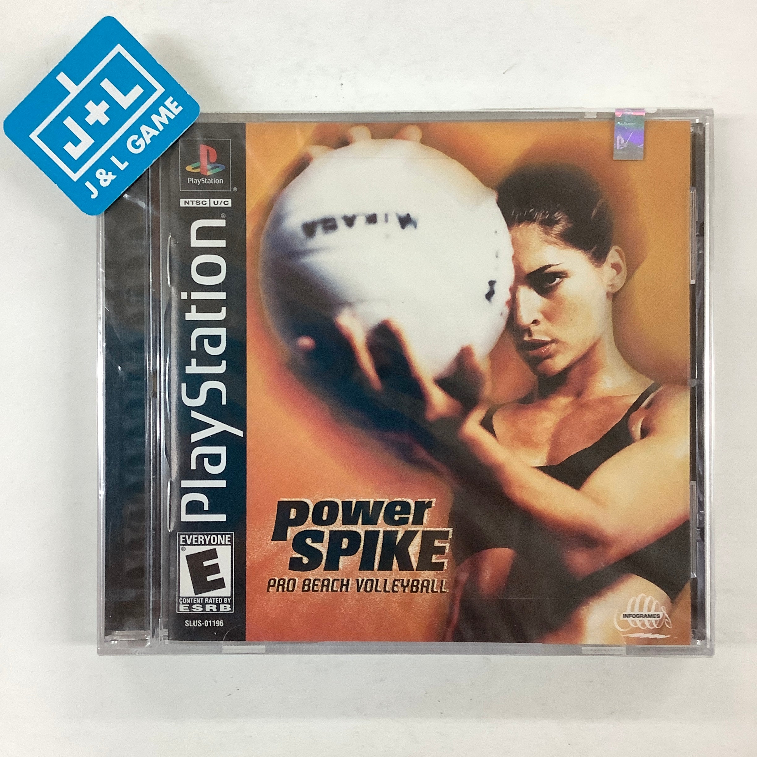 Power Spike Pro Beach Volleyball - (PS1) PlayStation 1 Video Games Infogrames   