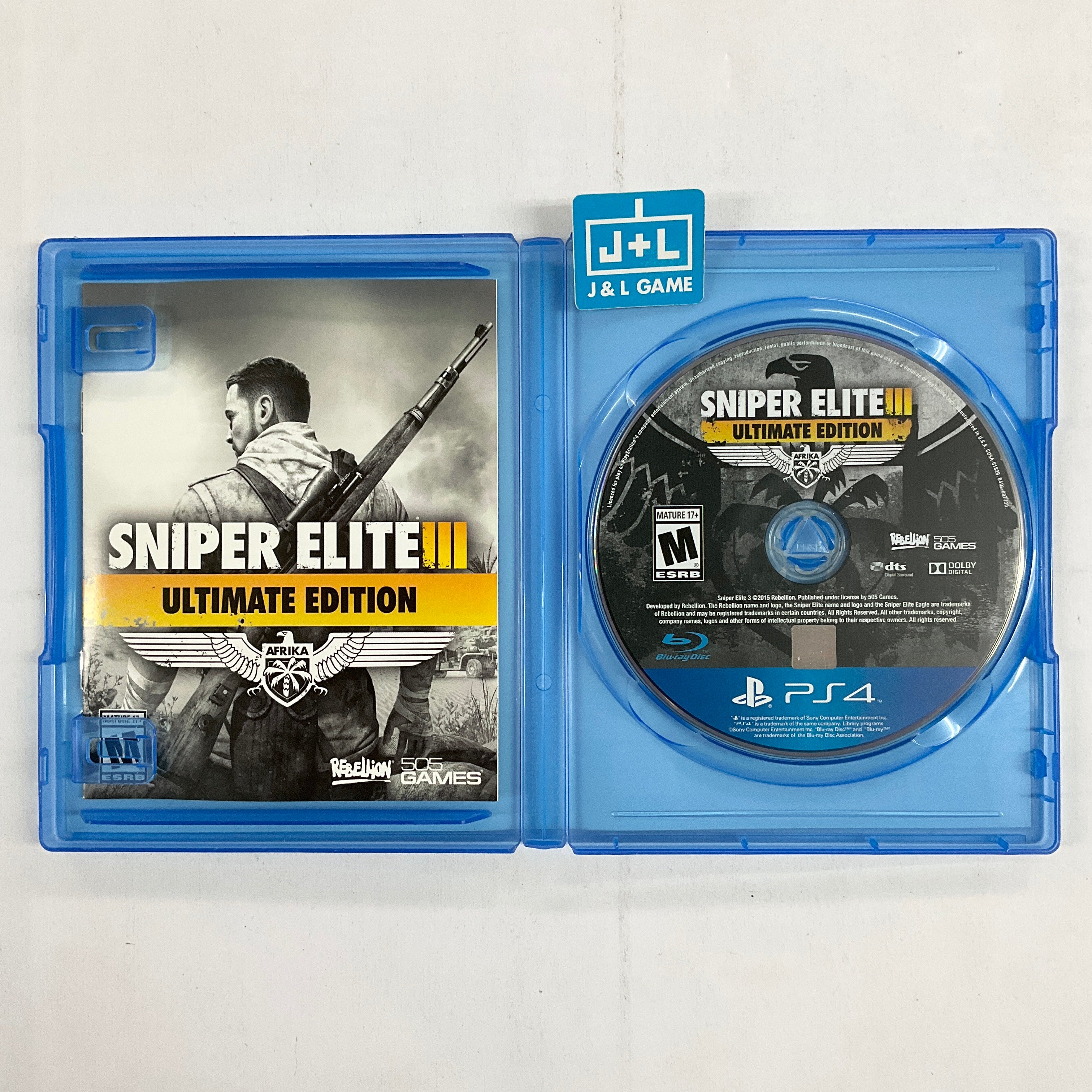 【中古】「非常に良い」Sniper Elite III Ultimate Edition (輸入版:北米) - PS3 Sniper Elite III (Ultimate Edition) - (PS4) PlayStation 4 [Pre