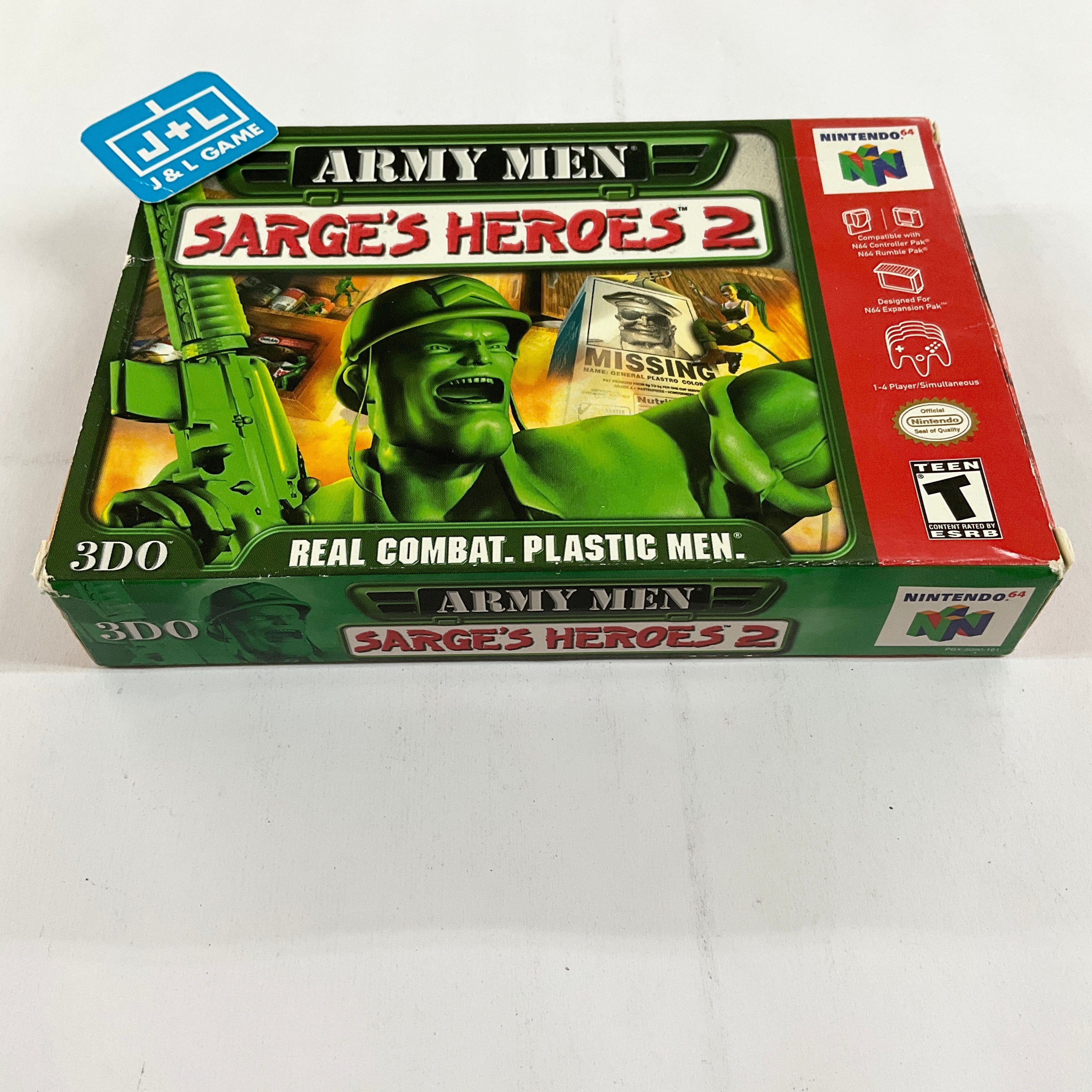 Army Men: Sarge's Heroes【中古美品・完品・N64北米版】