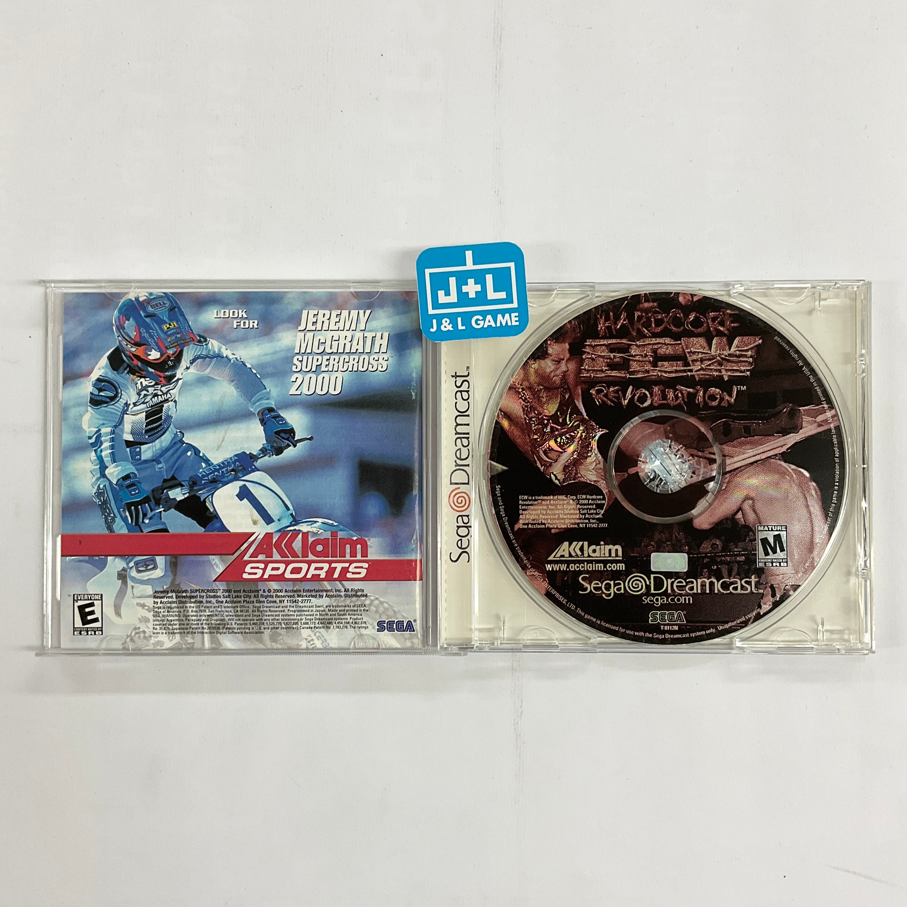 ECW Hardcore Revolution - (DC) SEGA Dreamcast [Pre-Owned] Video Games Acclaim   