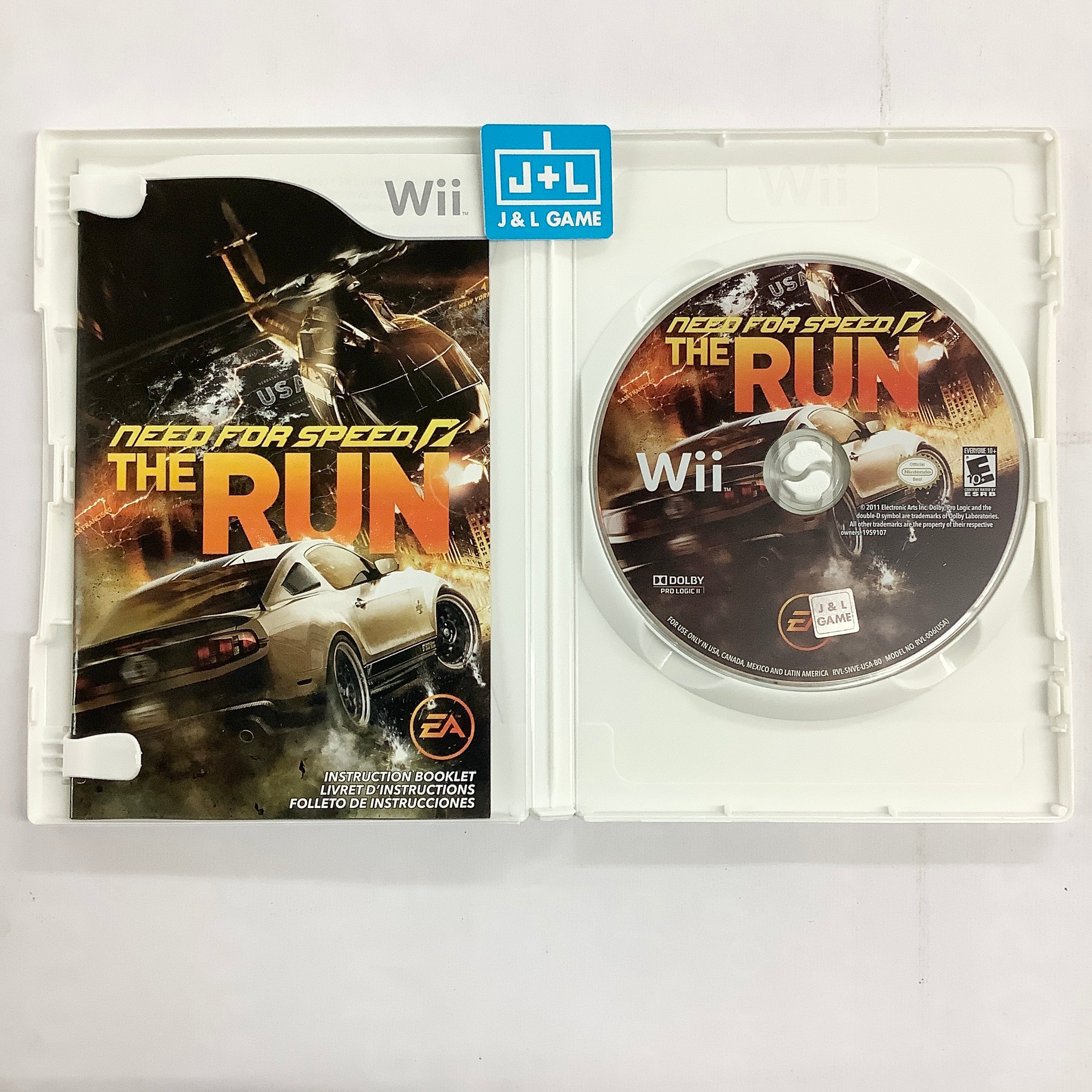 Need for Speed: The Run - Nintendo Wii [Pre-Owned] Video Games Electronic Arts   