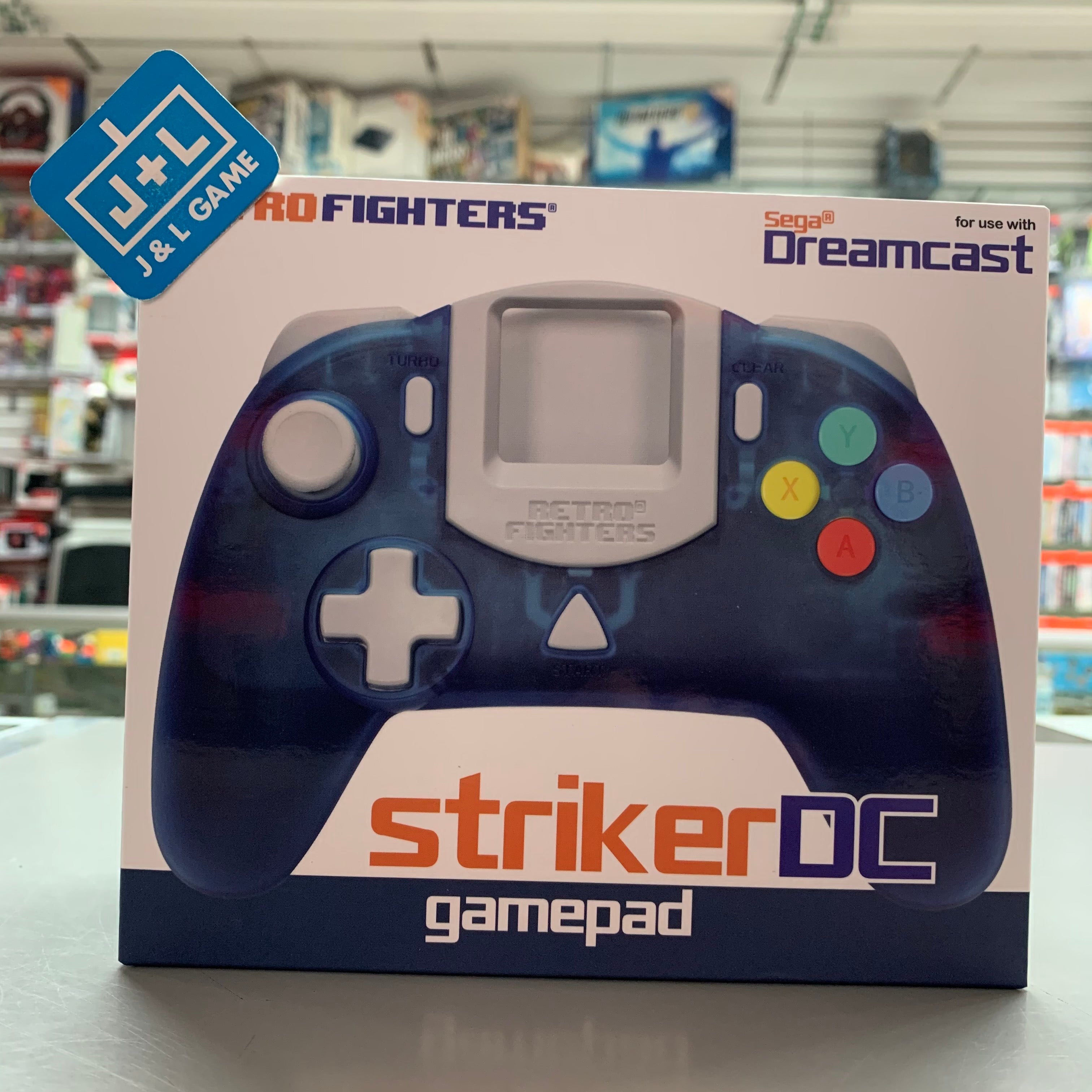Retro Fighters StrikerDC Dreamcast Controller ( Blue ) - SEGA Dreamcast Accessories Retro Fighters   