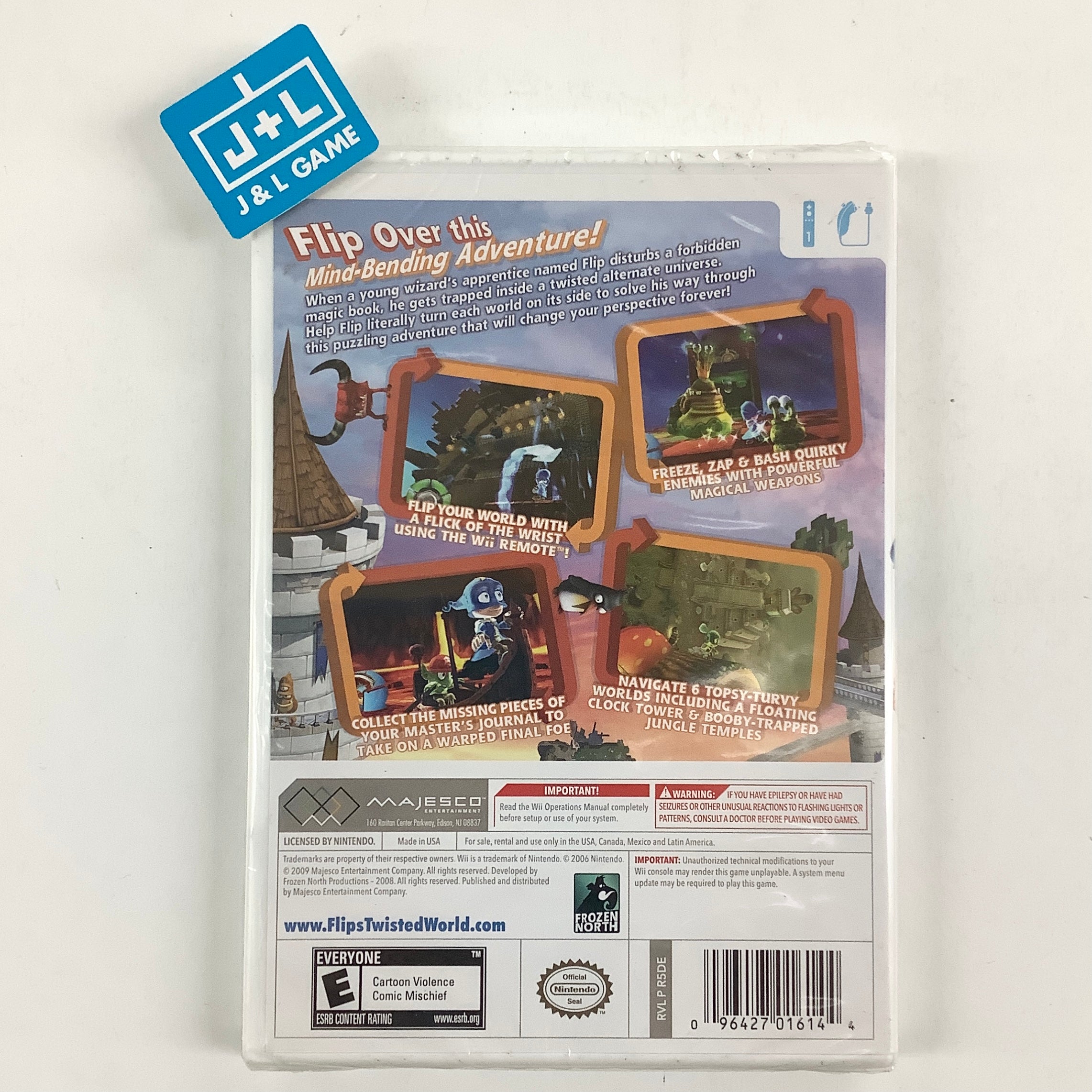 Flip's Twisted World - Nintendo Wii Video Games Majesco   