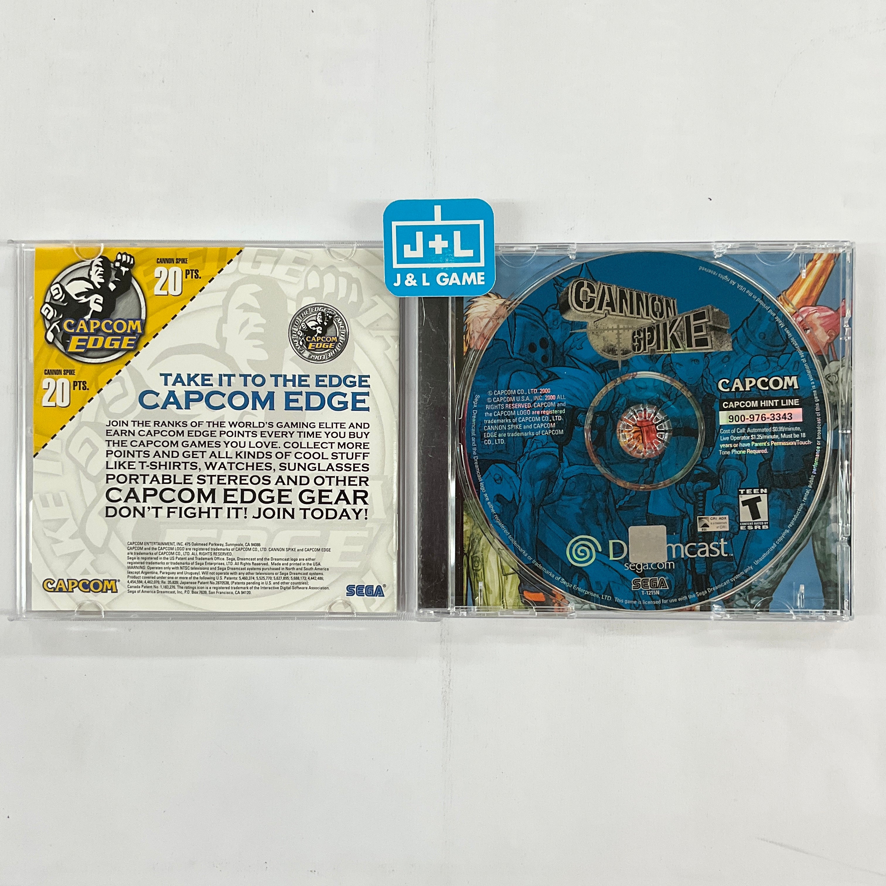 Cannon Spike - (DC) SEGA Dreamcast [Pre-Owned] Video Games Capcom   