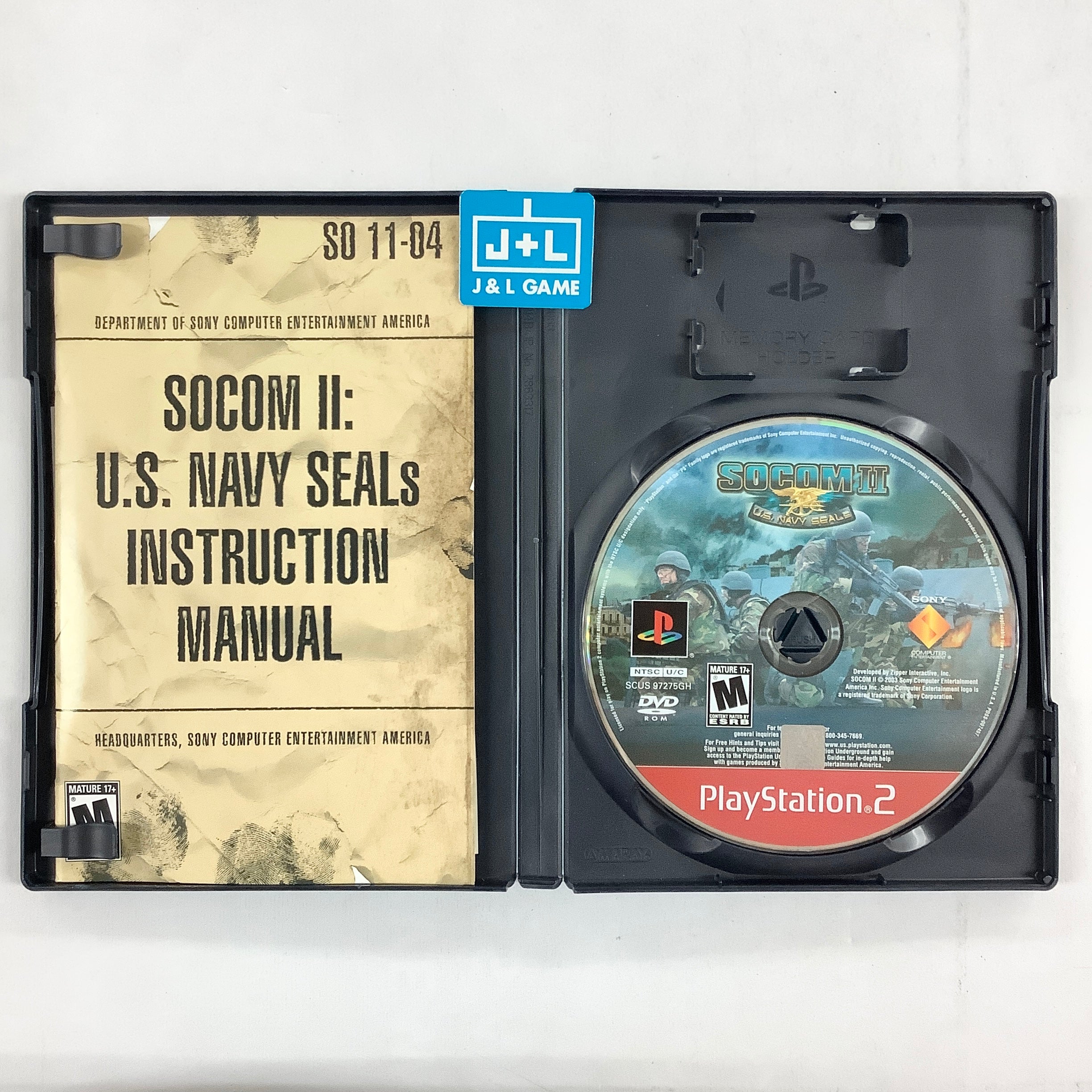 SOCOM II: U.S. Navy SEALs (Greatest Hits) - (PS2) PlayStation 2 [Pre-Owned] Video Games SCEA   