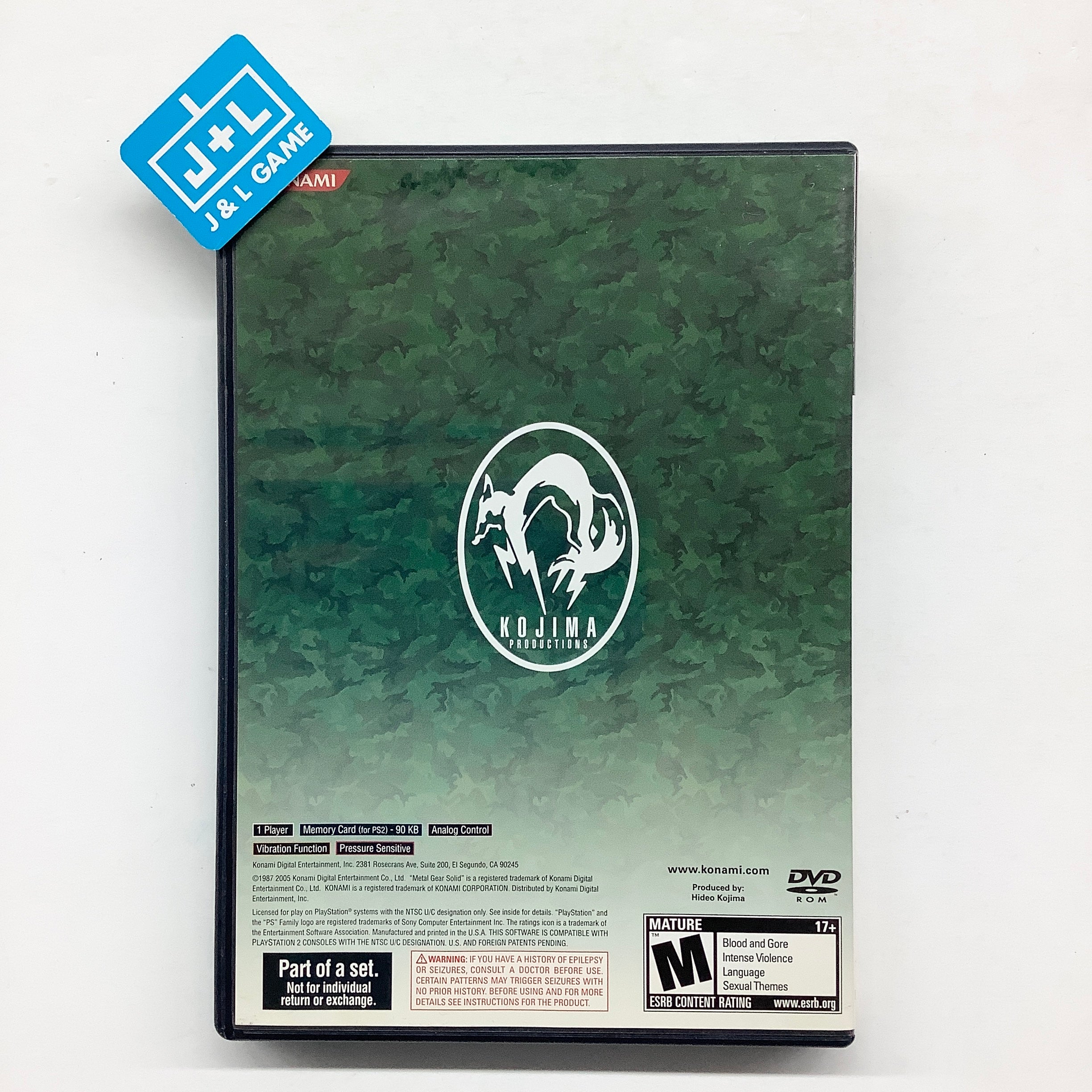 Metal Gear Solid: The Essential Collection - (PS2) PlayStation 2 [Pre-Owned] Video Games Konami   