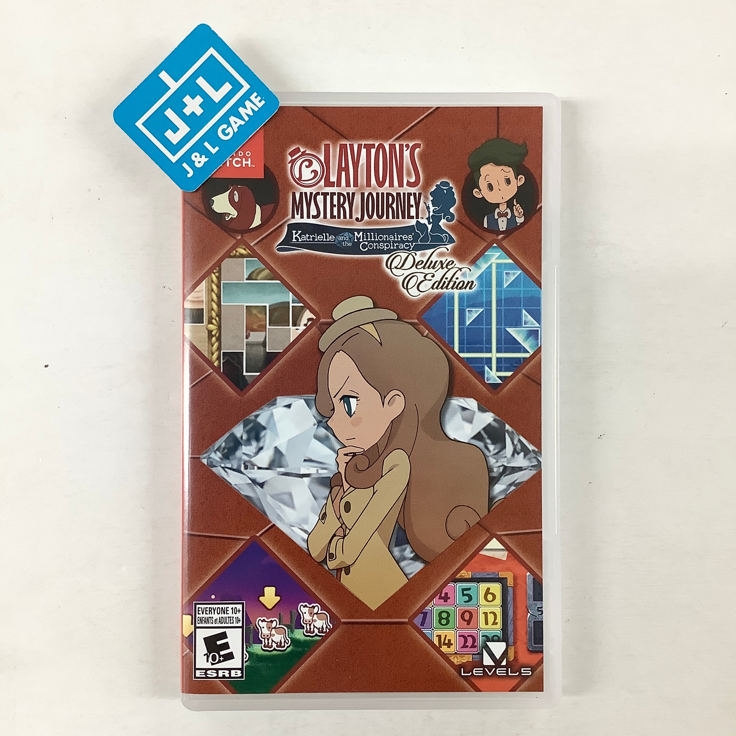 Layton's Mystery Journey: Katrielle and the Millionaires' Conspiracy - Deluxe Edition - (NSW) Nintendo Switch [Pre-Owned] Video Games Level 5   