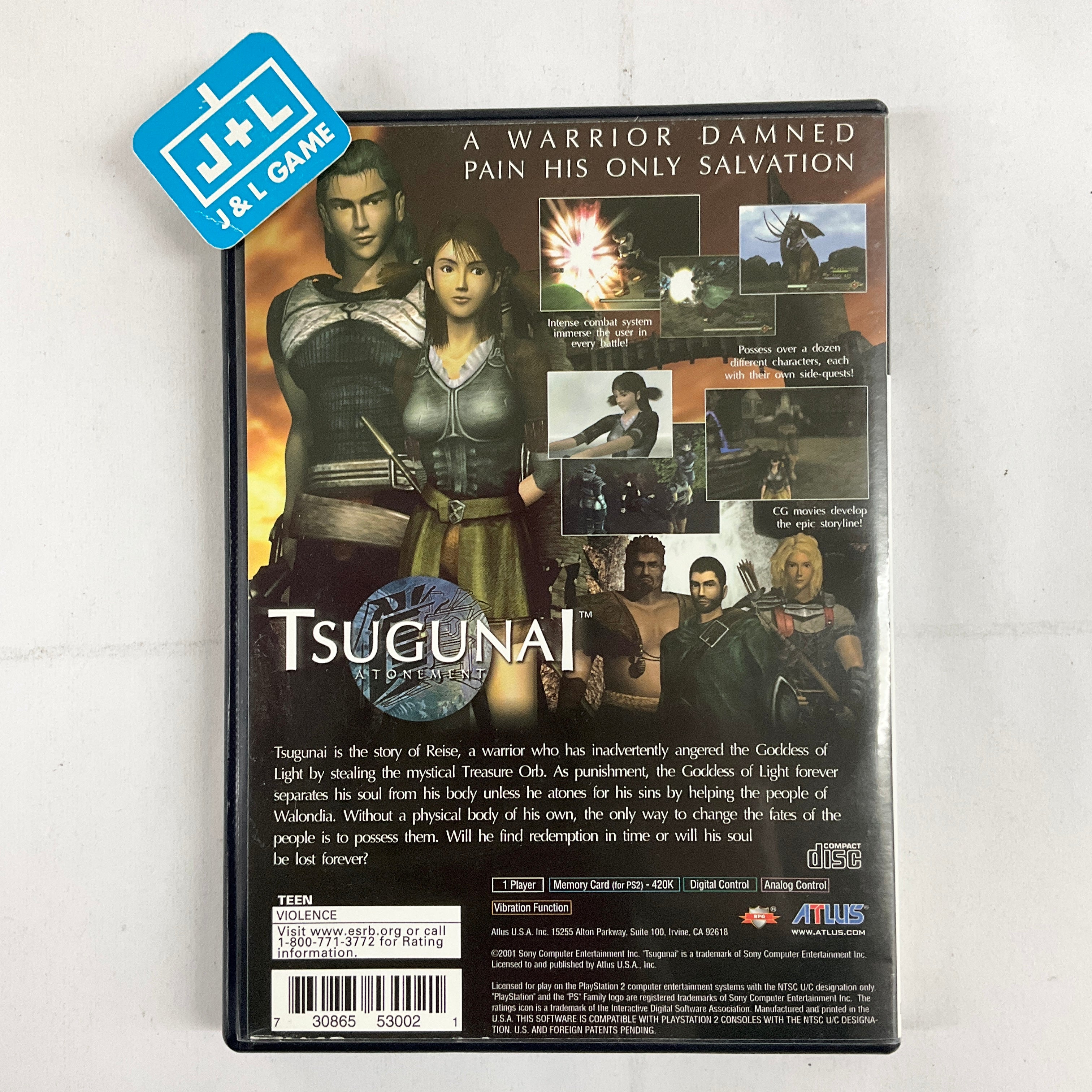 Tsugunai: Atonement - (PS2) PlayStation 2 [Pre-Owned] Video Games Atlus   