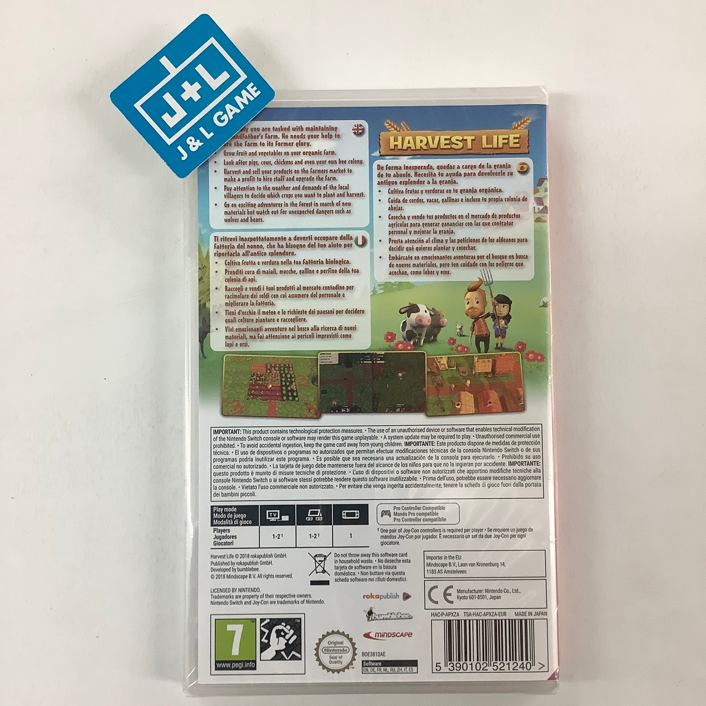 Harvest Life - (NSW) Nintendo Switch (European Import) Video Games Mindscape   