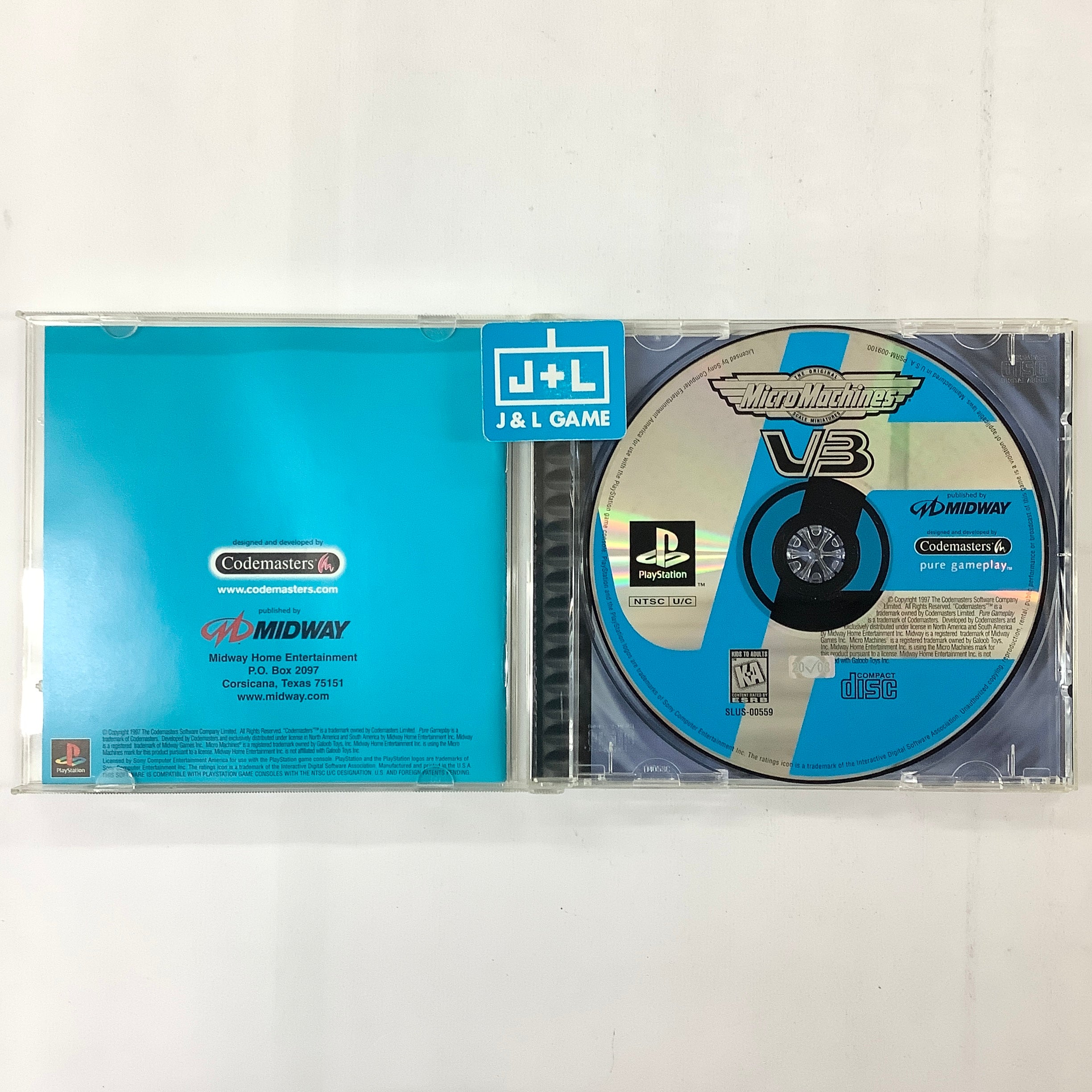 Micro Machines V3 - (PS1) PlayStation 1 [Pre-Owned] Video Games Midway   