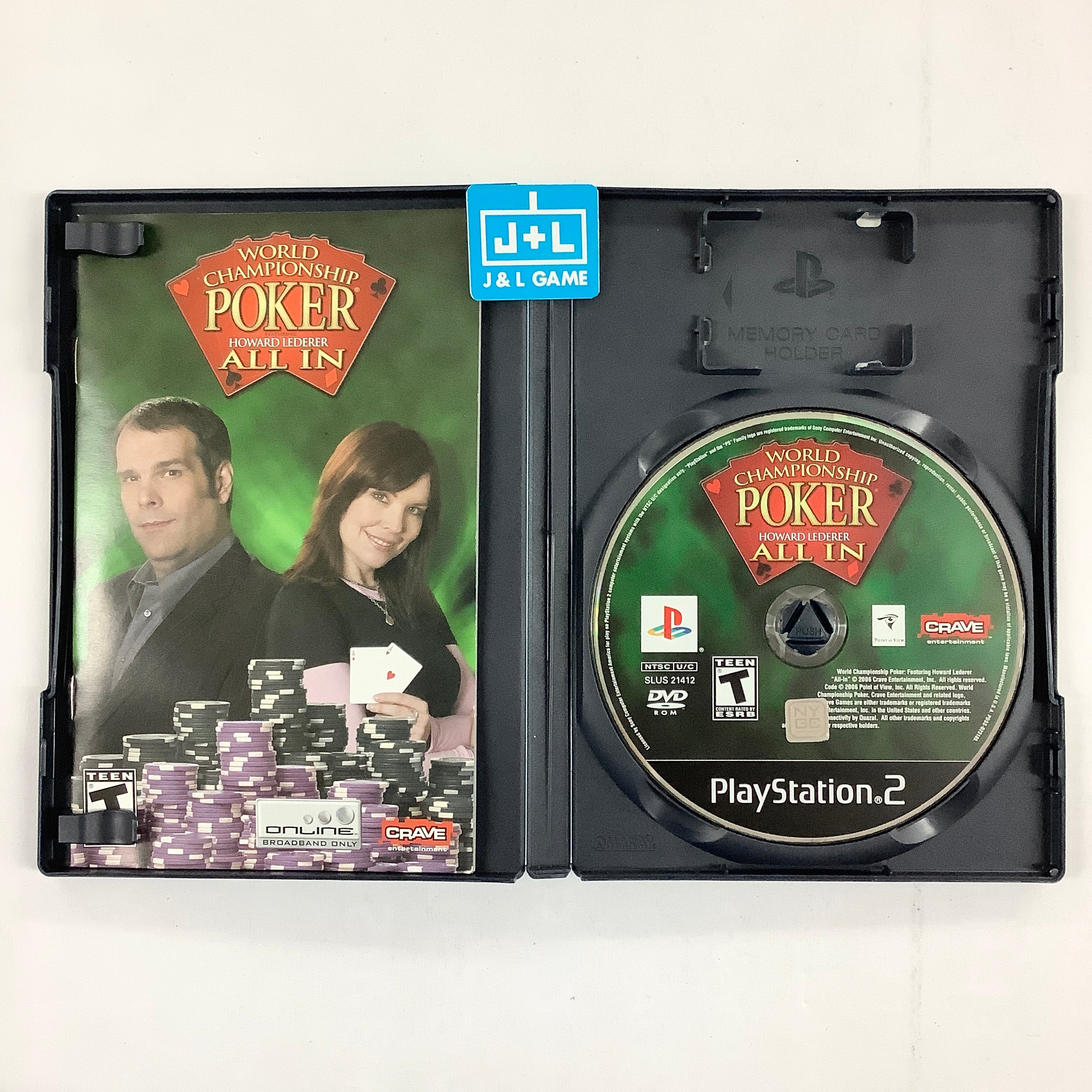 World Championship Poker: Featuring Howard Lederer - All In - (PS2) PlayStation 2 [Pre-Owned] Video Games Crave   