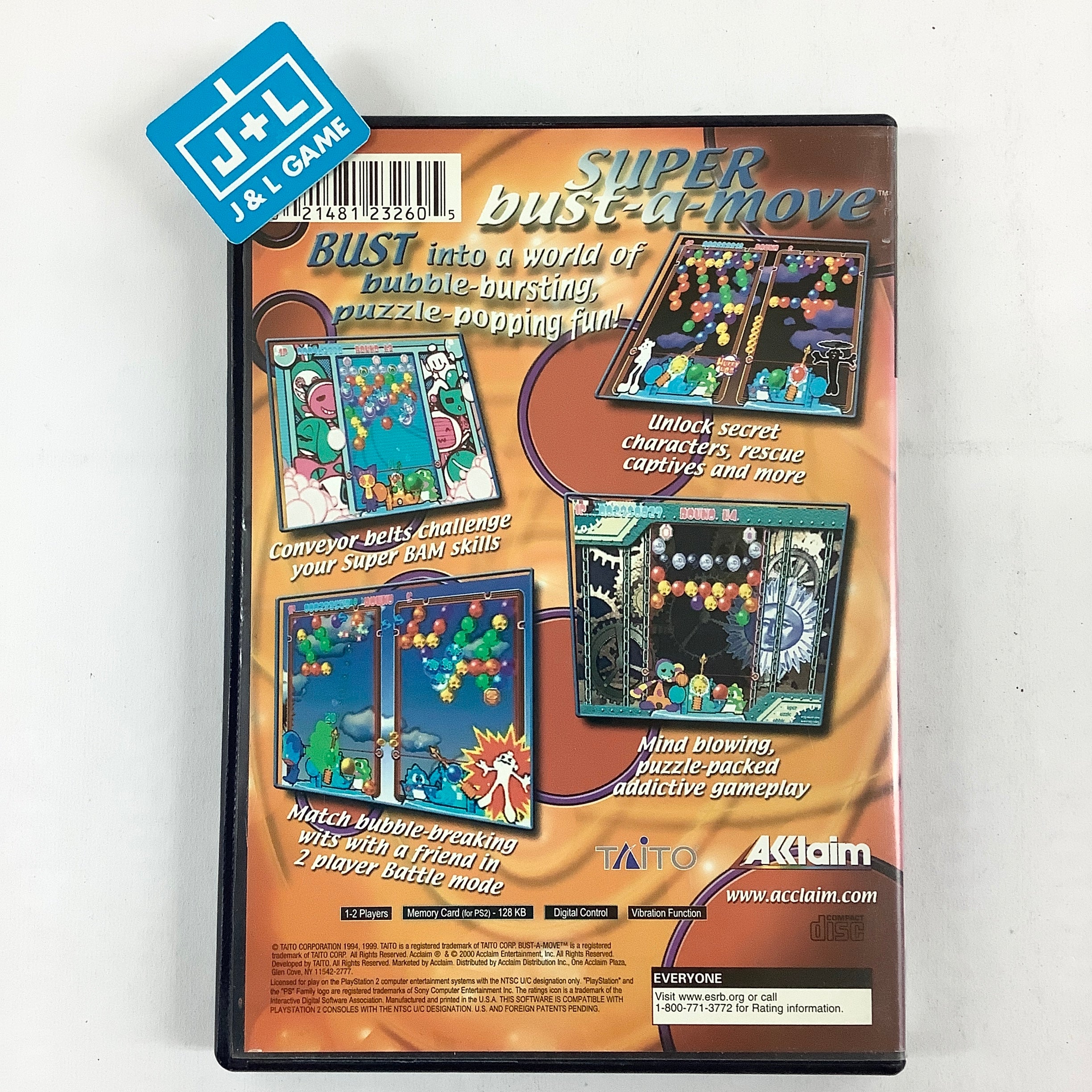 Super Bust-A-Move - (PS2) PlayStation 2 [Pre-Owned] Video Games Acclaim   
