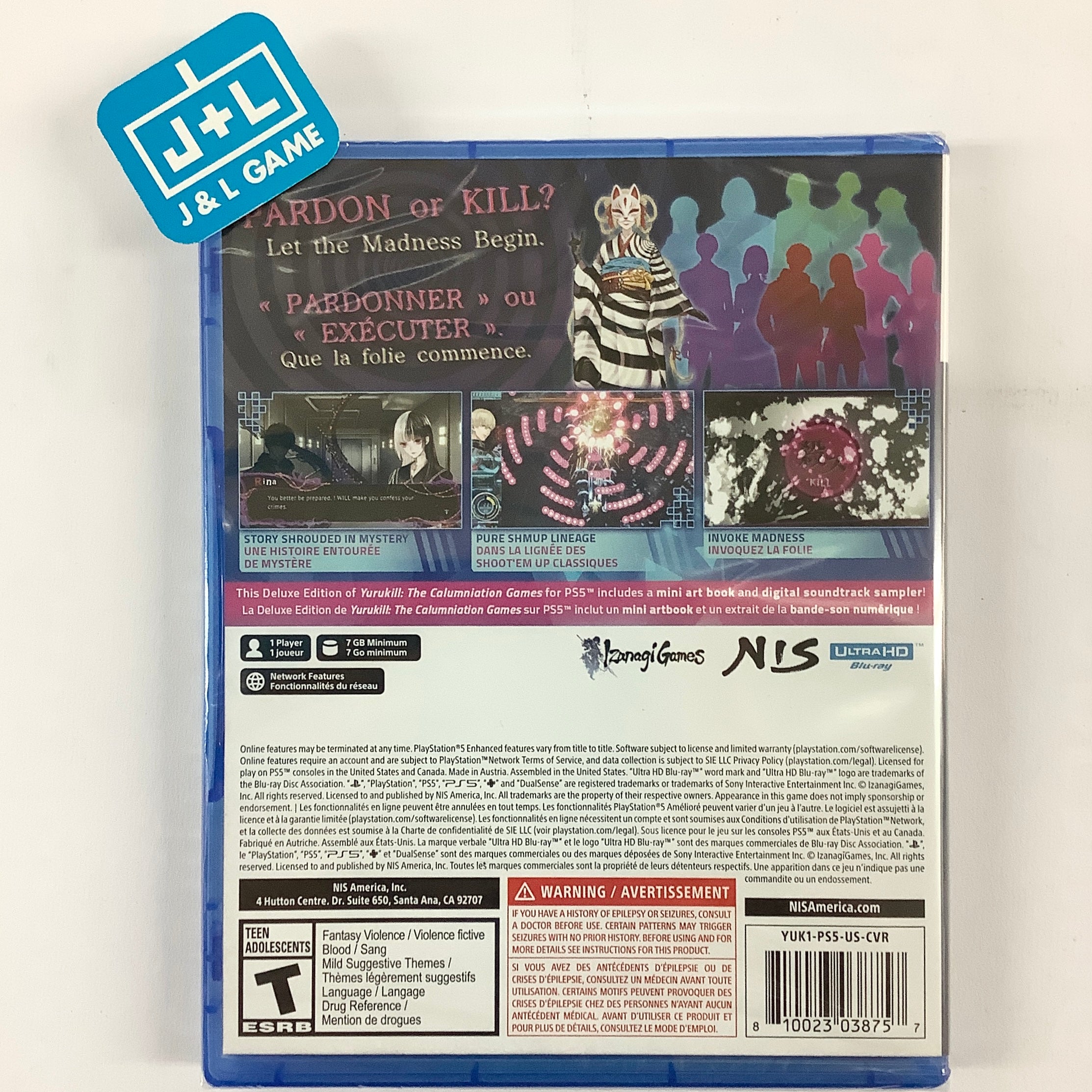 Yurukill: The Calumniation Games (Deluxe Edition) - (PS5) PlayStation 5 Video Games NIS America   