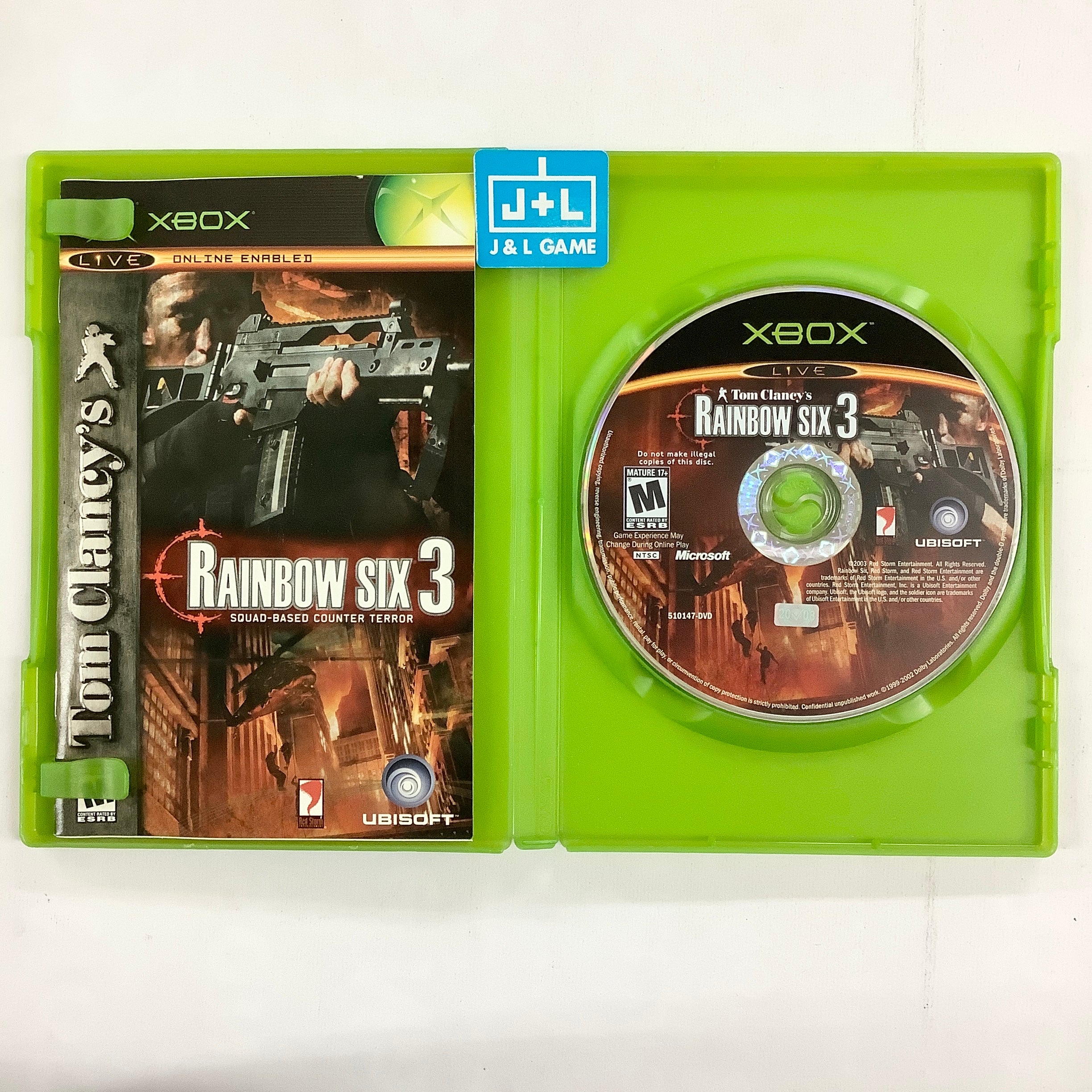 Tom Clancy's Rainbow Six 3 - (XB) Xbox [Pre-Owned] Video Games Ubisoft   