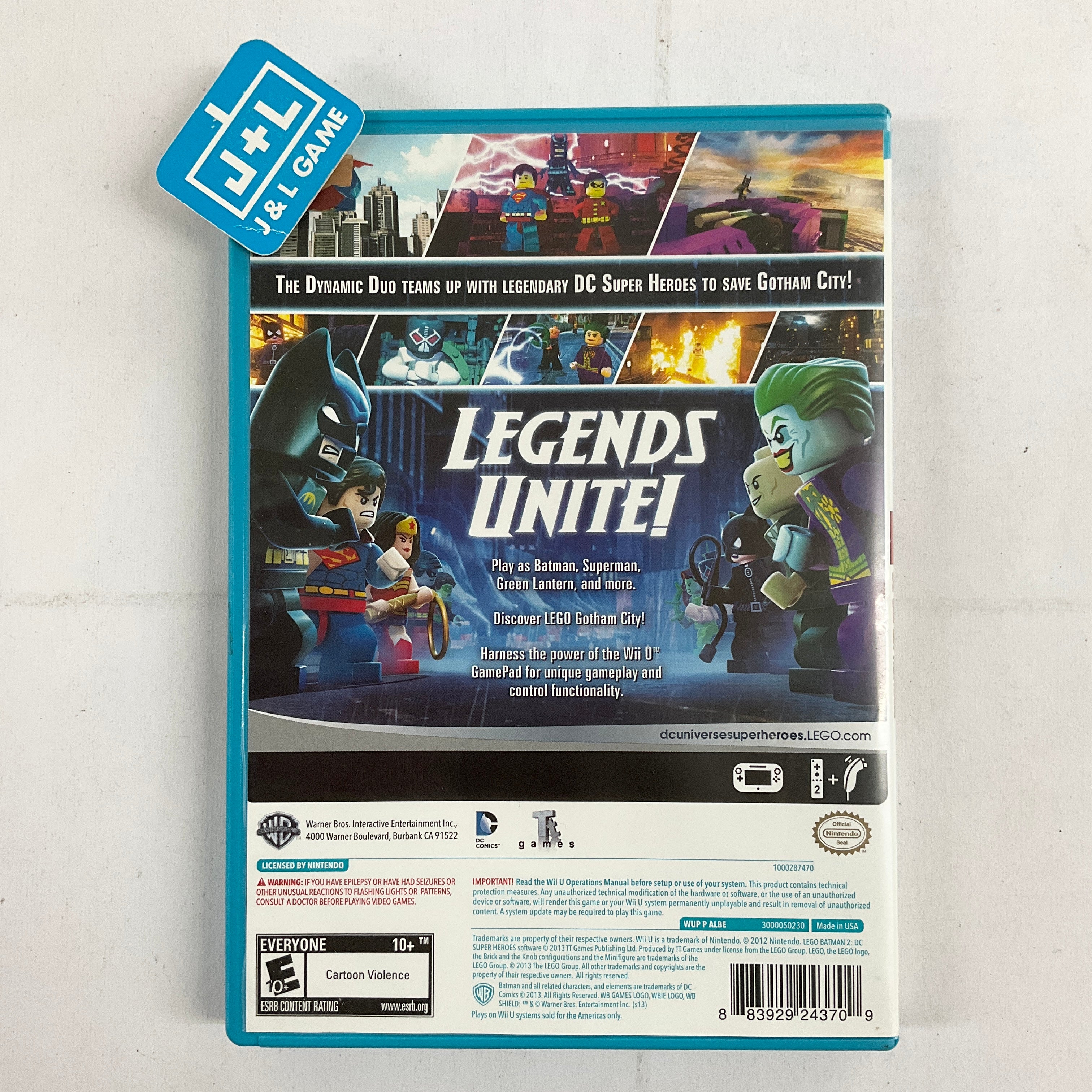 Lego Batman 2: DC Super Heroes - Nintendo Wii U [Pre-Owned] Video Games WB Games   