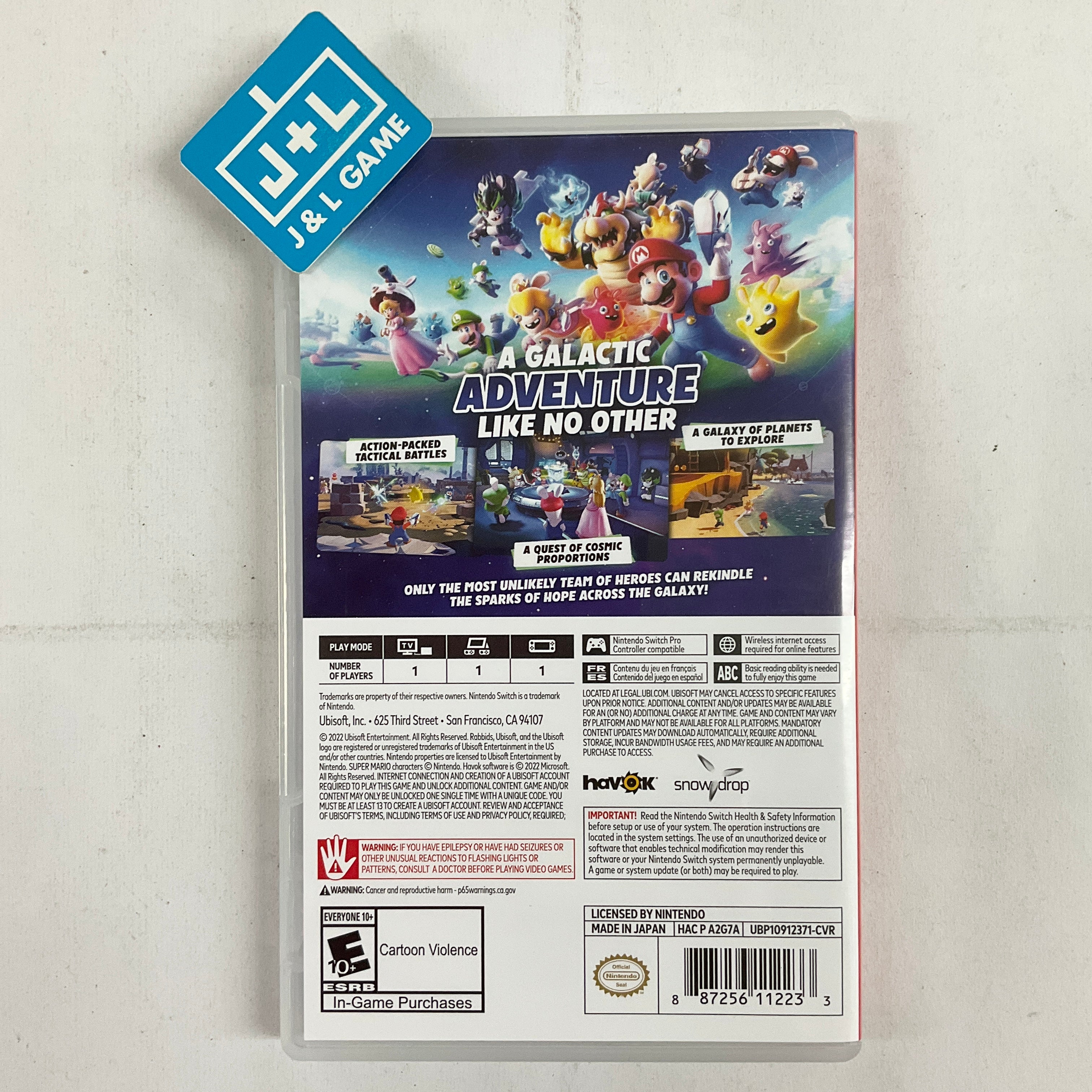 Mario + Rabbids Sparks of Hope - (NSW) Nintendo Switch [Pre-Owned] Video Games Ubisoft   