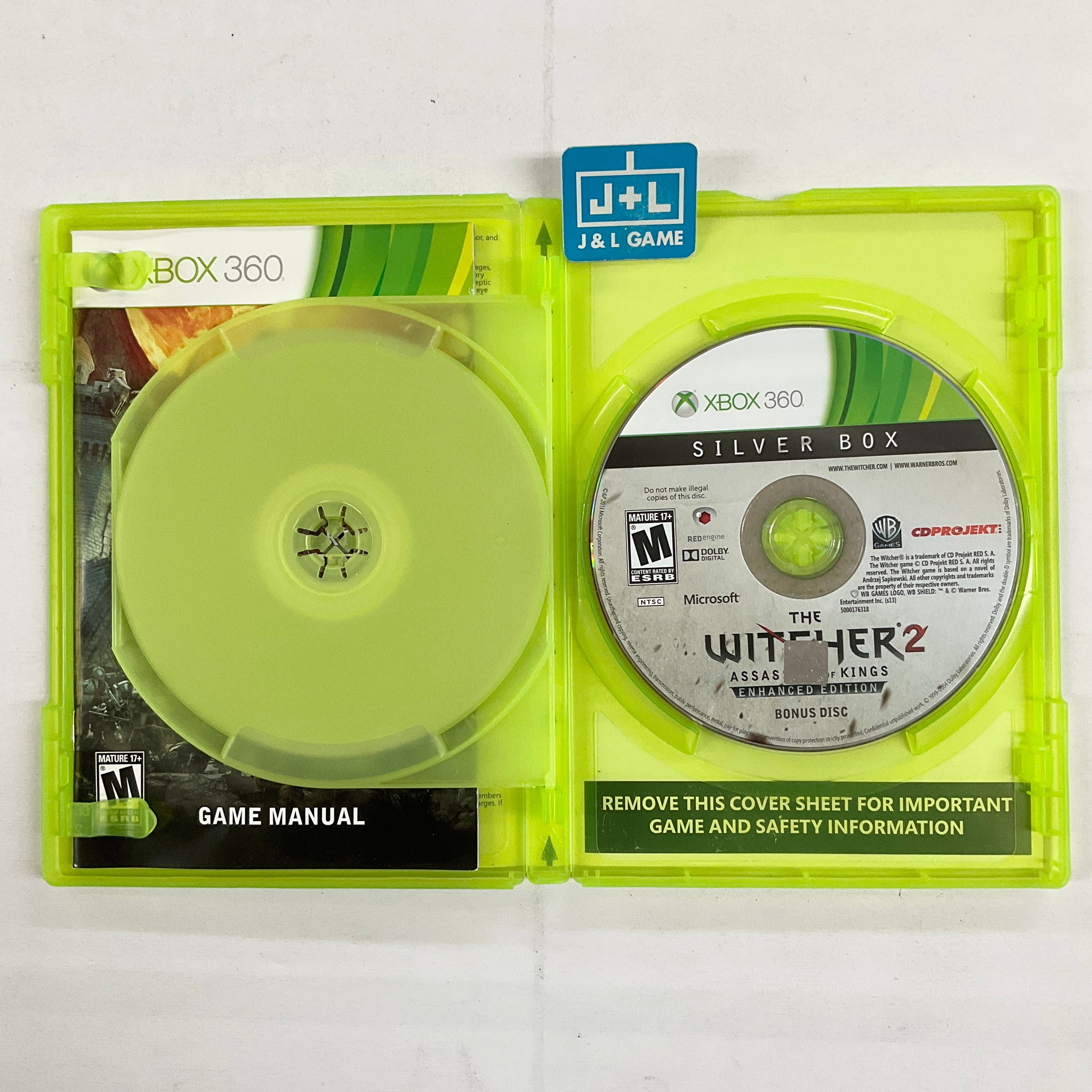 The Witcher 2: Assassins of Kings (Enhanced Edition Silver Box) - Xbox 360 [Pre-Owned] Video Games WB Games   