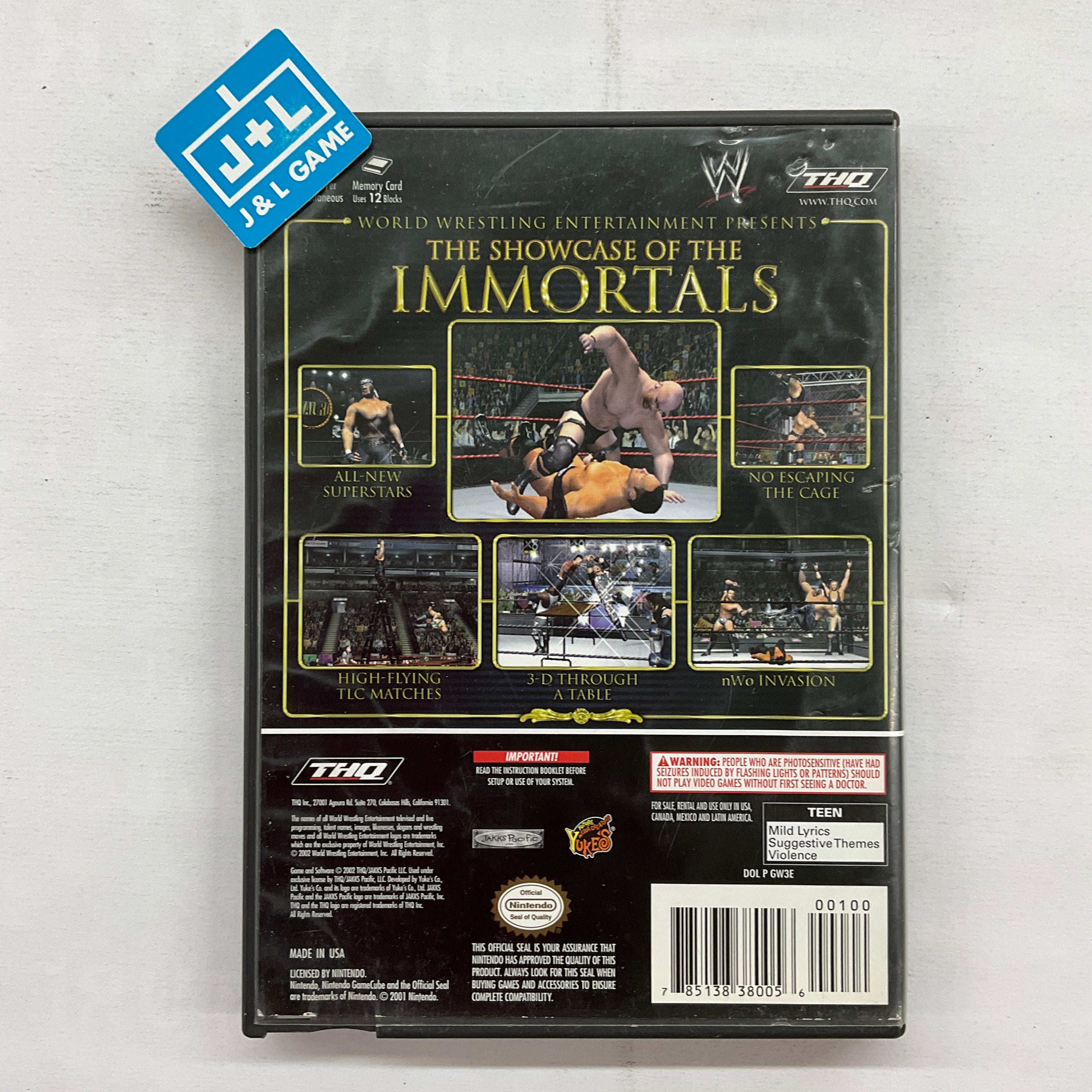 WWE WrestleMania X8 - (GC) GameCube [Pre-Owned] Video Games THQ   