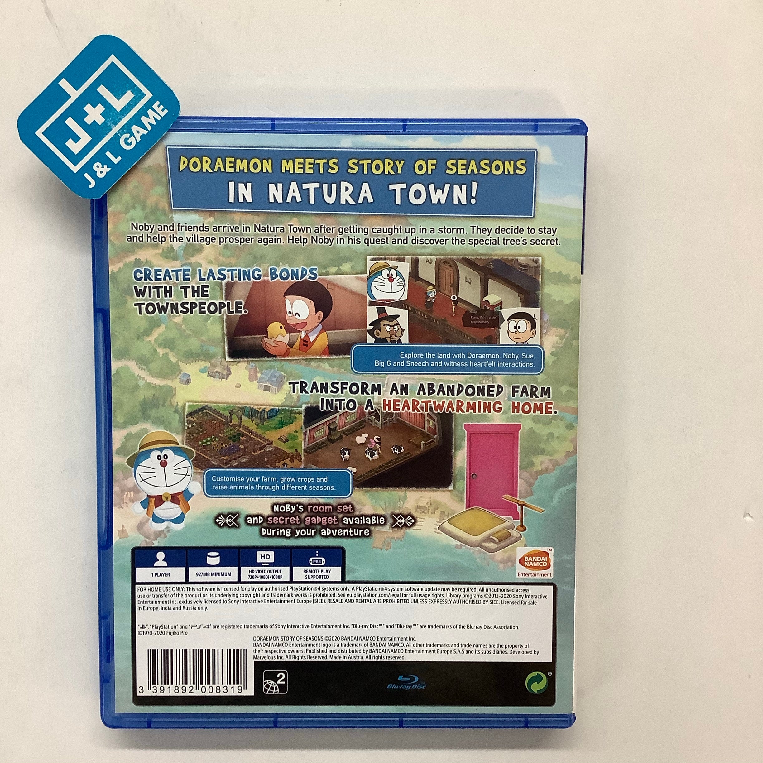 Doraemon: Story of Seasons - (PS4) PlayStation 4 (European Import) [UNBOXING] Video Games BANDAI NAMCO Entertainment   
