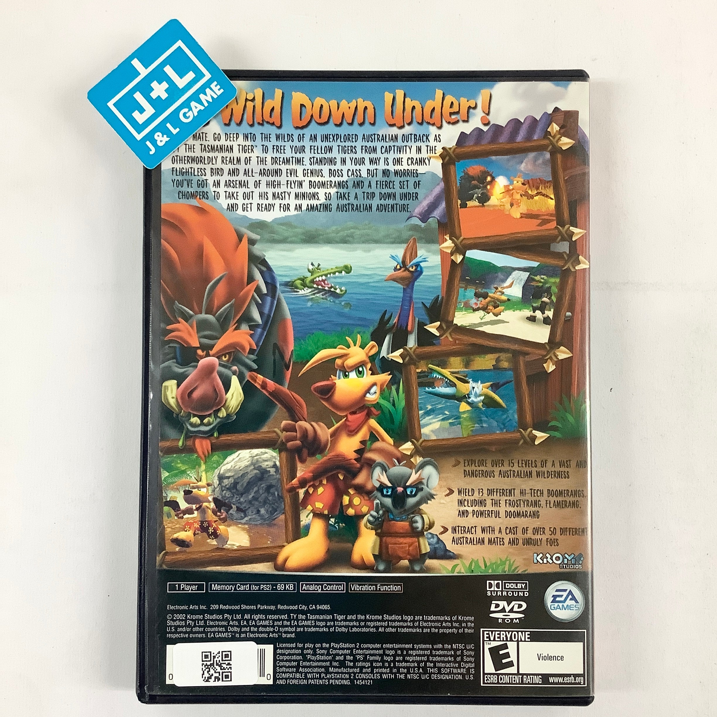 Ty the Tasmanian Tiger (Greatest Hits) - (PS2) PlayStation 2 [Pre-Owned] Video Games EA Games   