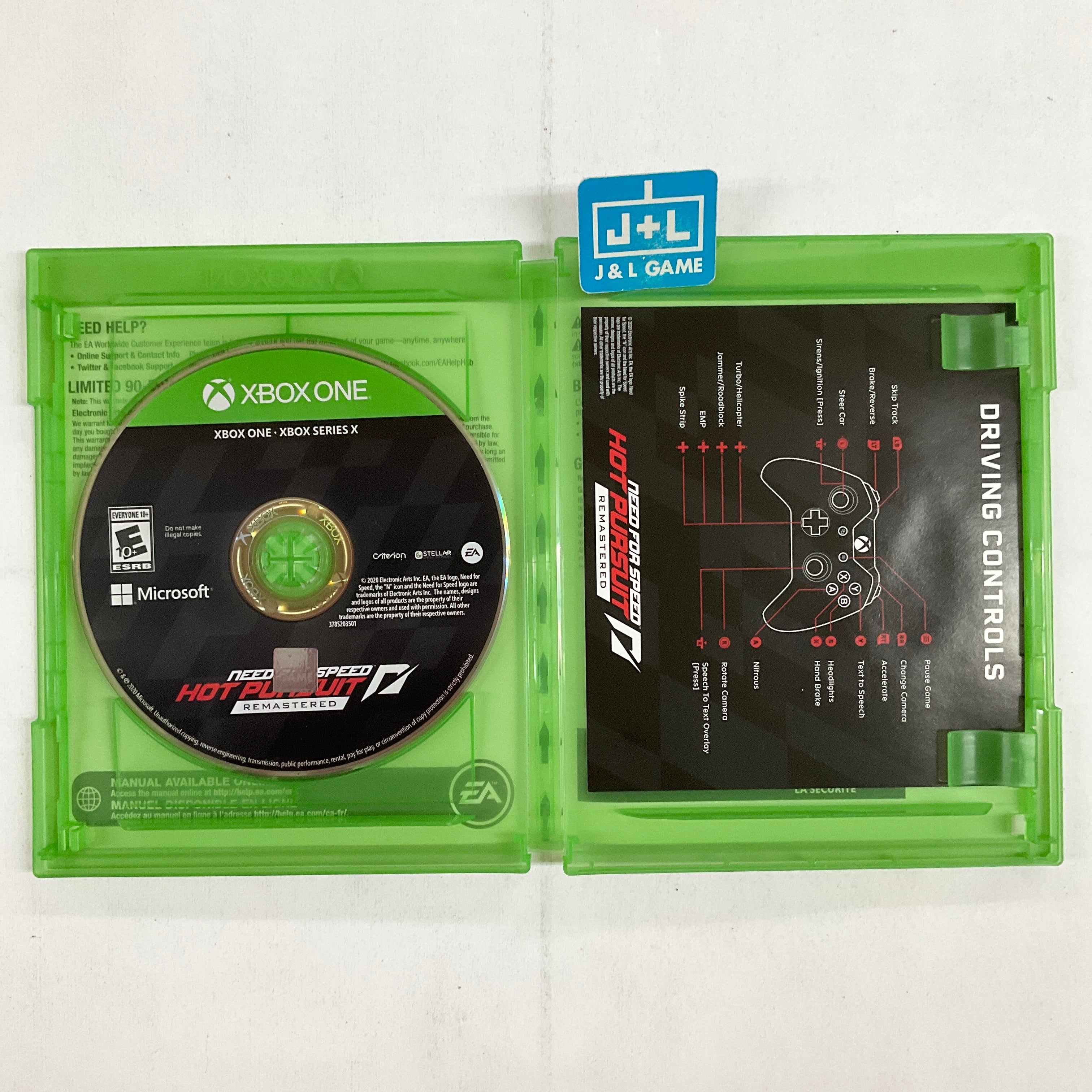 Need for Speed Hot Pursuit Remastered - (XSX) Xbox Series X [Pre-Owned] Video Games Electronic Arts   