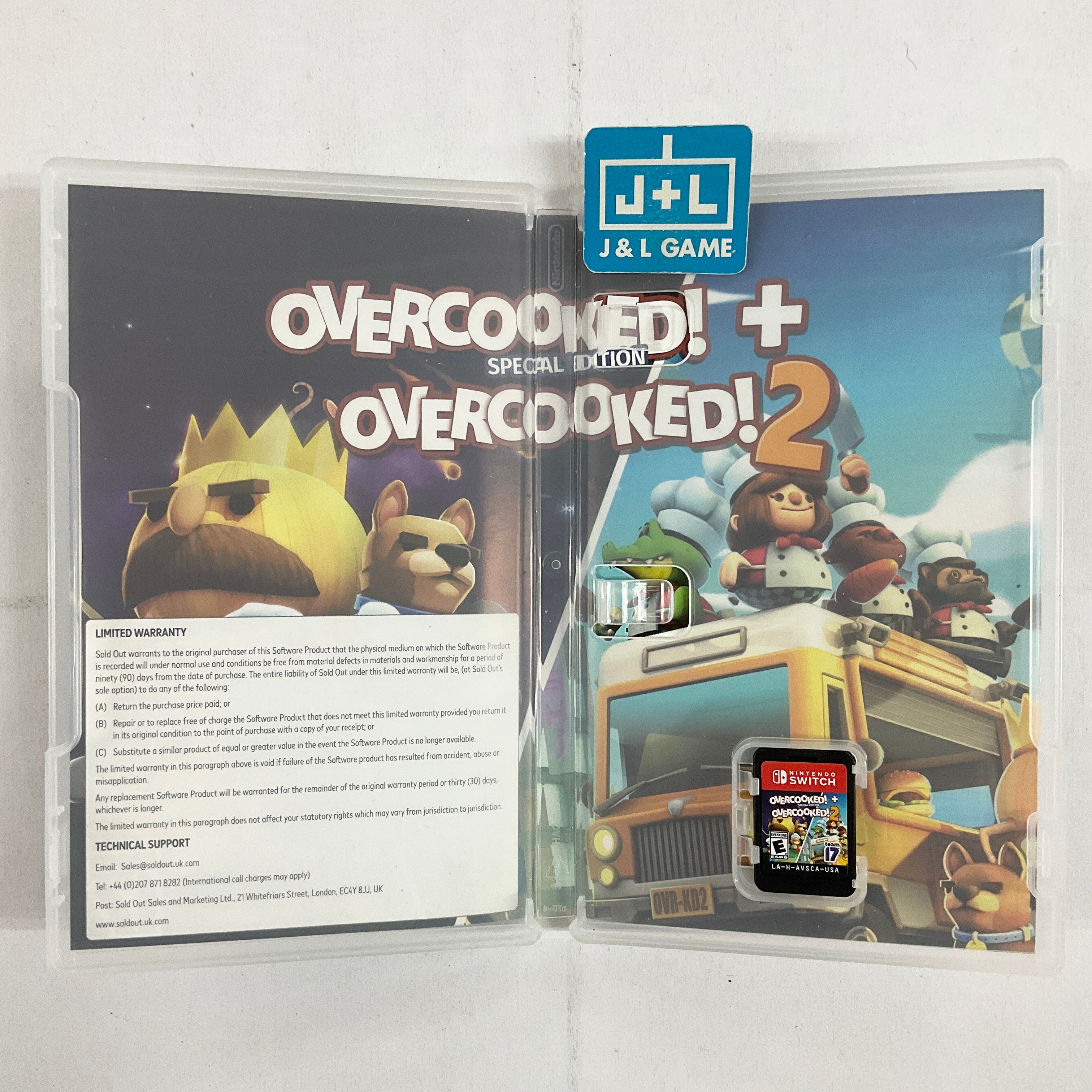Overcooked! Special Edition + Overcooked! 2 - (NSW) Nintendo Switch [Pre-Owned] Video Games Team 17   
