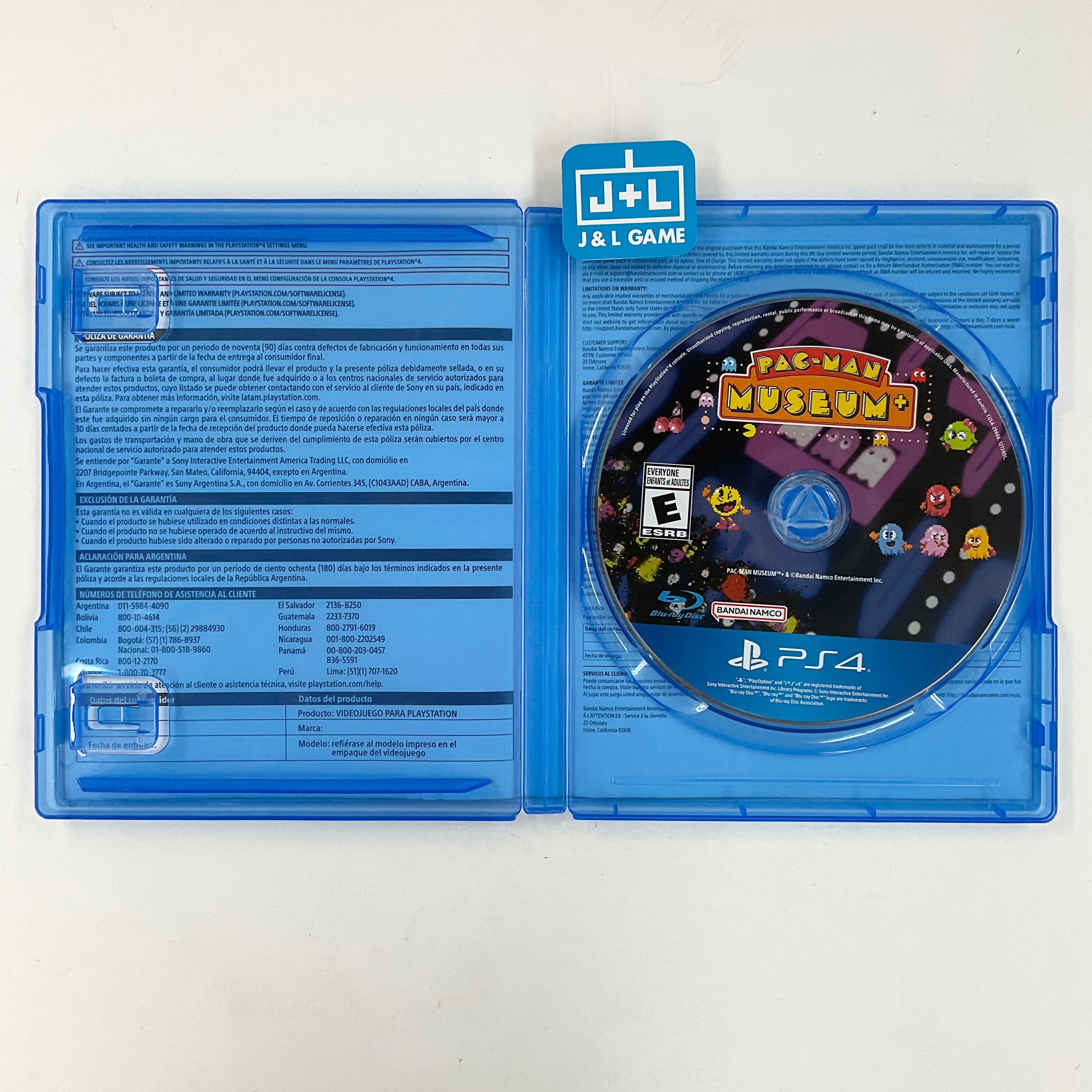 Jeu PAC-MAN Museum+ Pour PlayStation 4 - Version Import, Neuf Sous Blister, éditeur Bandai Namco