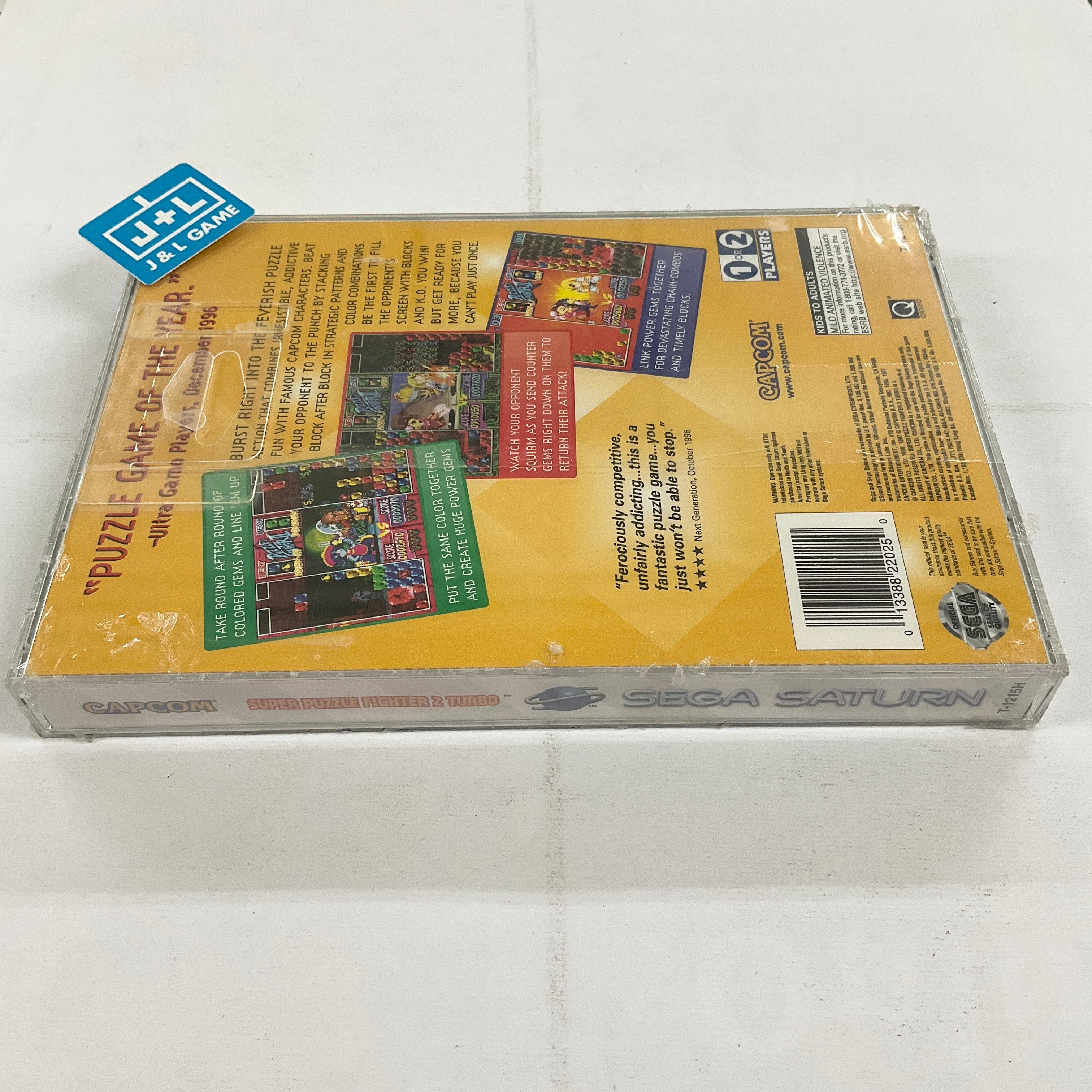 Super Puzzle Fighter II Turbo - (SS) SEGA Saturn Video Games Capcom   