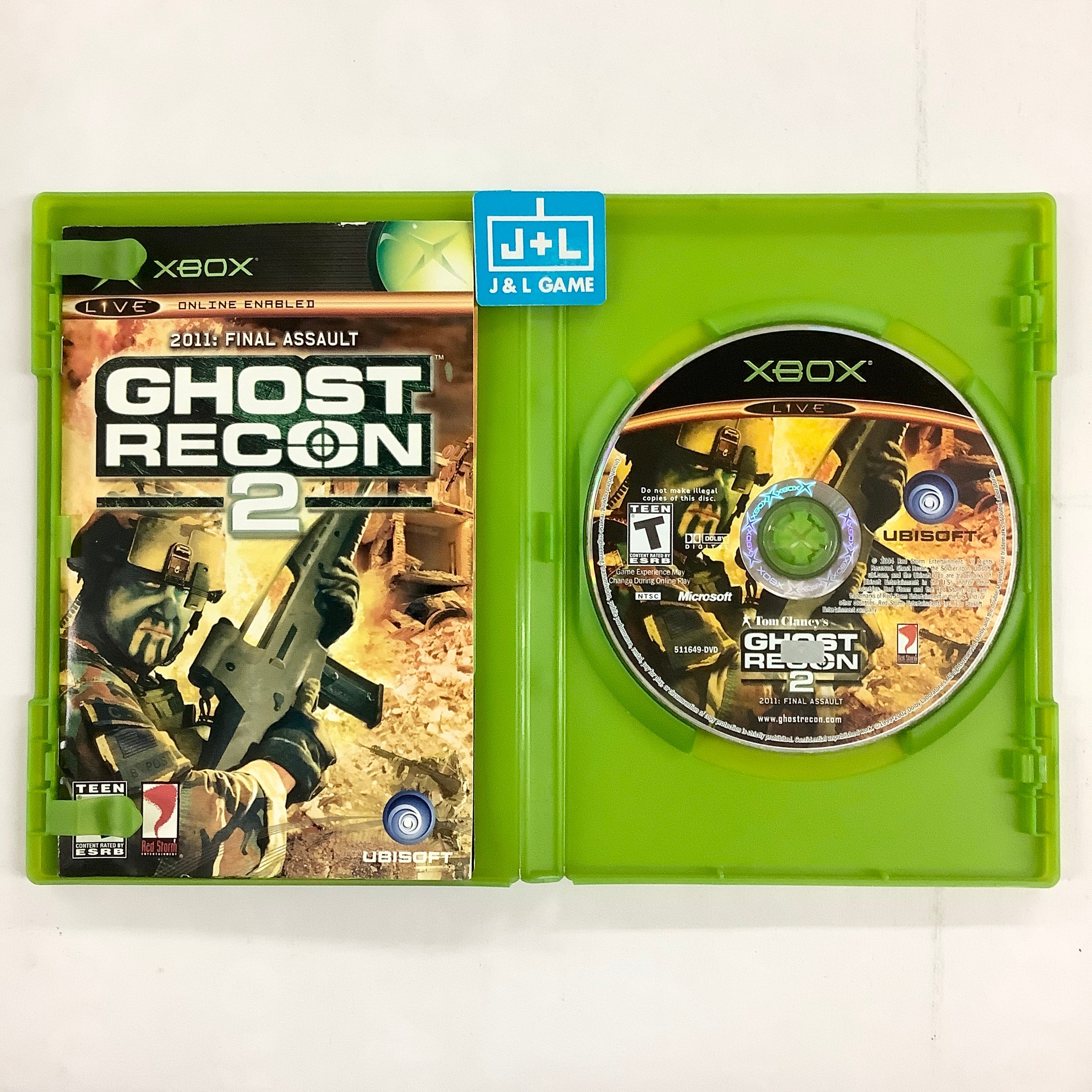 Tom Clancy's Ghost Recon 2 - (XB) Xbox [Pre-Owned] | J&L Game