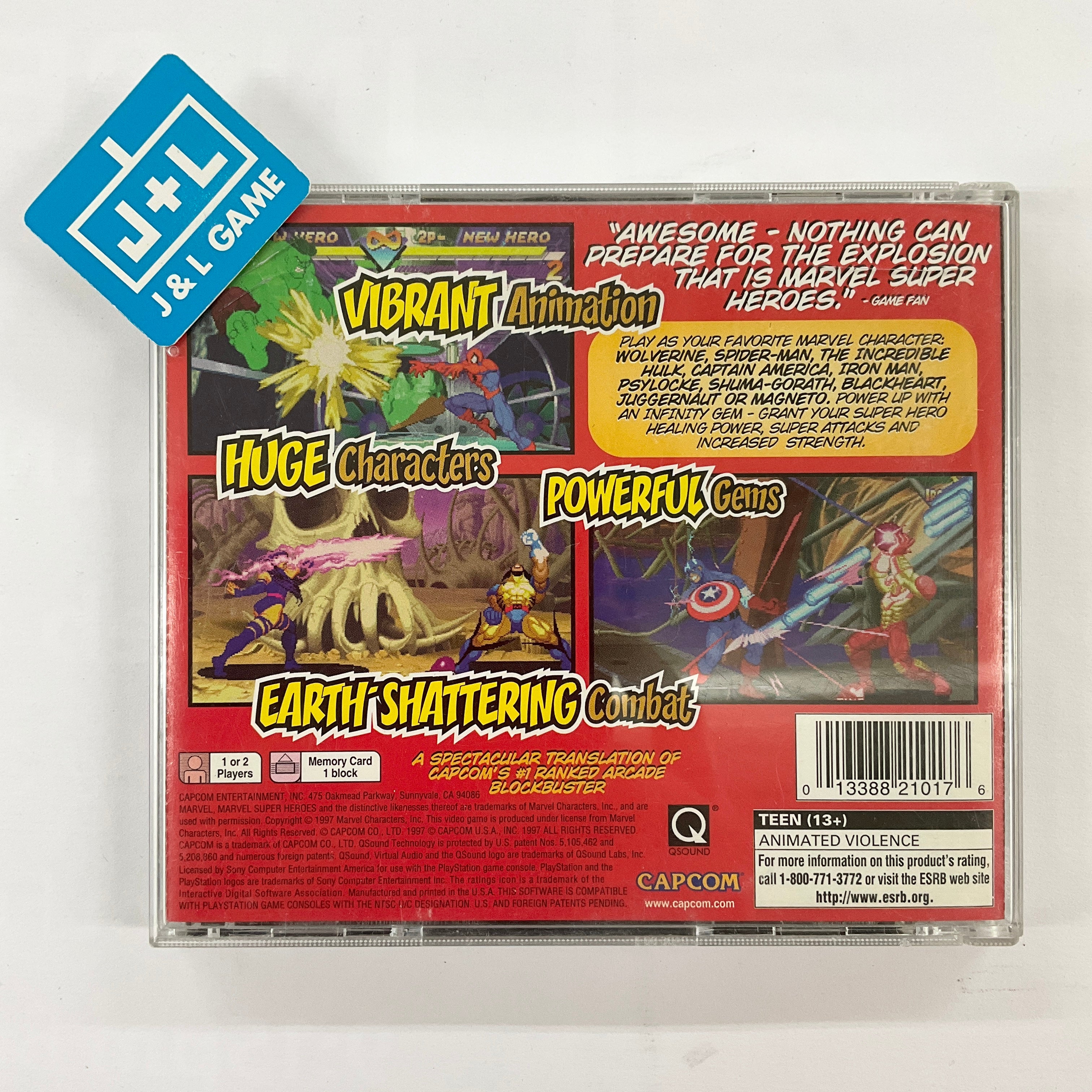 Marvel Super Heroes - (PS1) PlayStation 1 [Pre-Owned] Video Games Capcom   