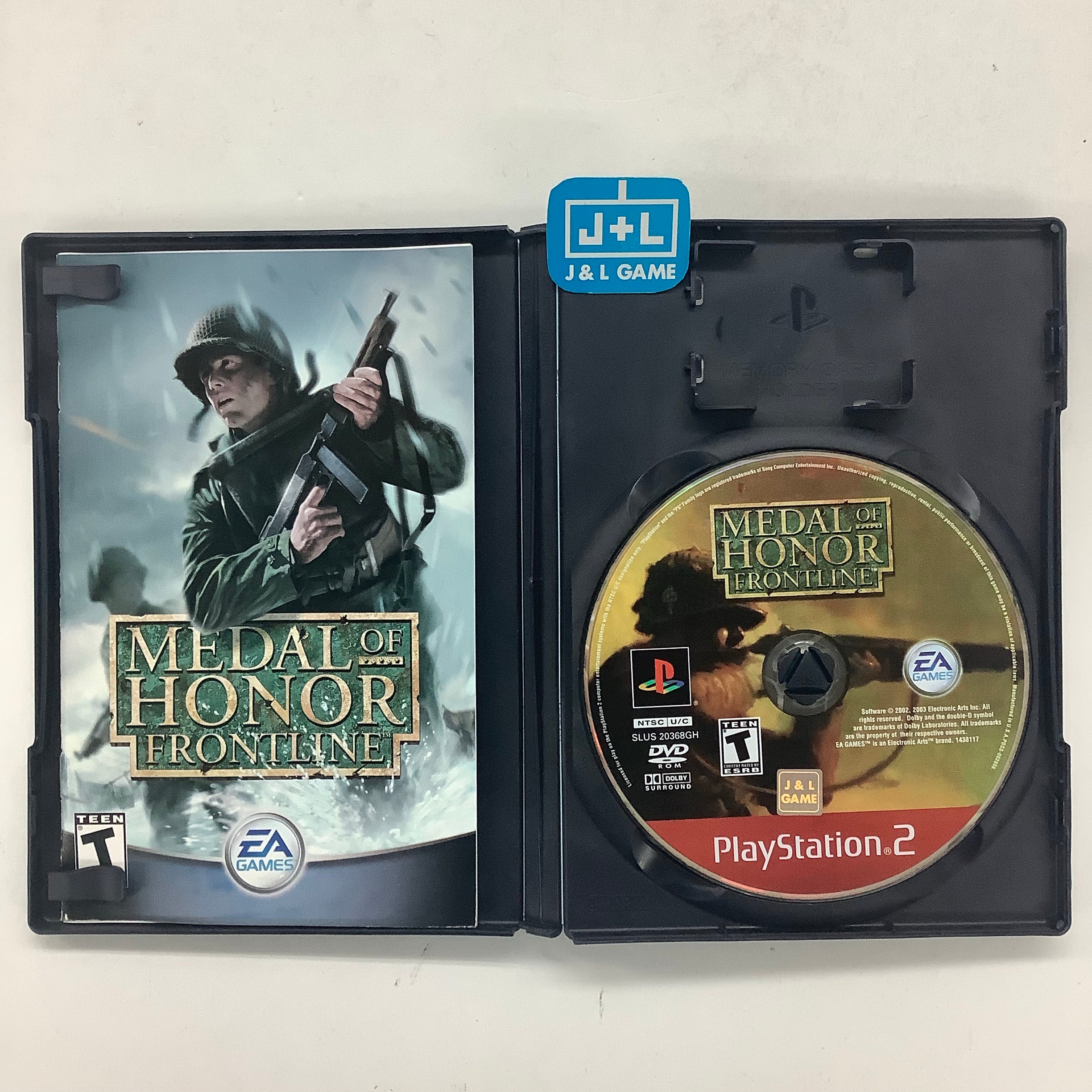 Medal of Honor Frontline (Greatest Hits) - (PS2) PlayStation 2 [Pre-Owned] Video Games EA Games   