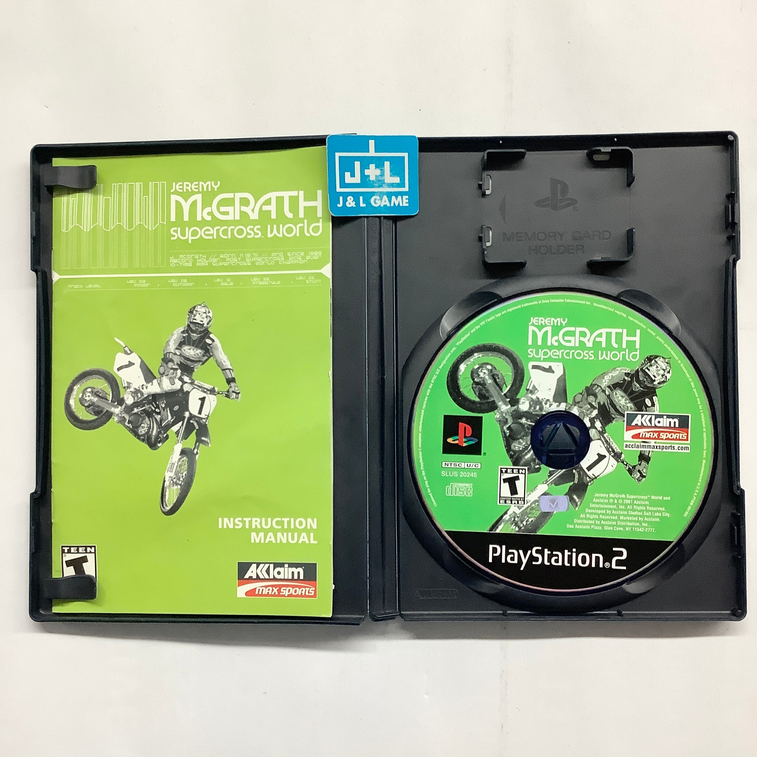Jeremy McGrath Supercross World - (PS2) PlayStation 2 [Pre-Owned] Video Games Acclaim   