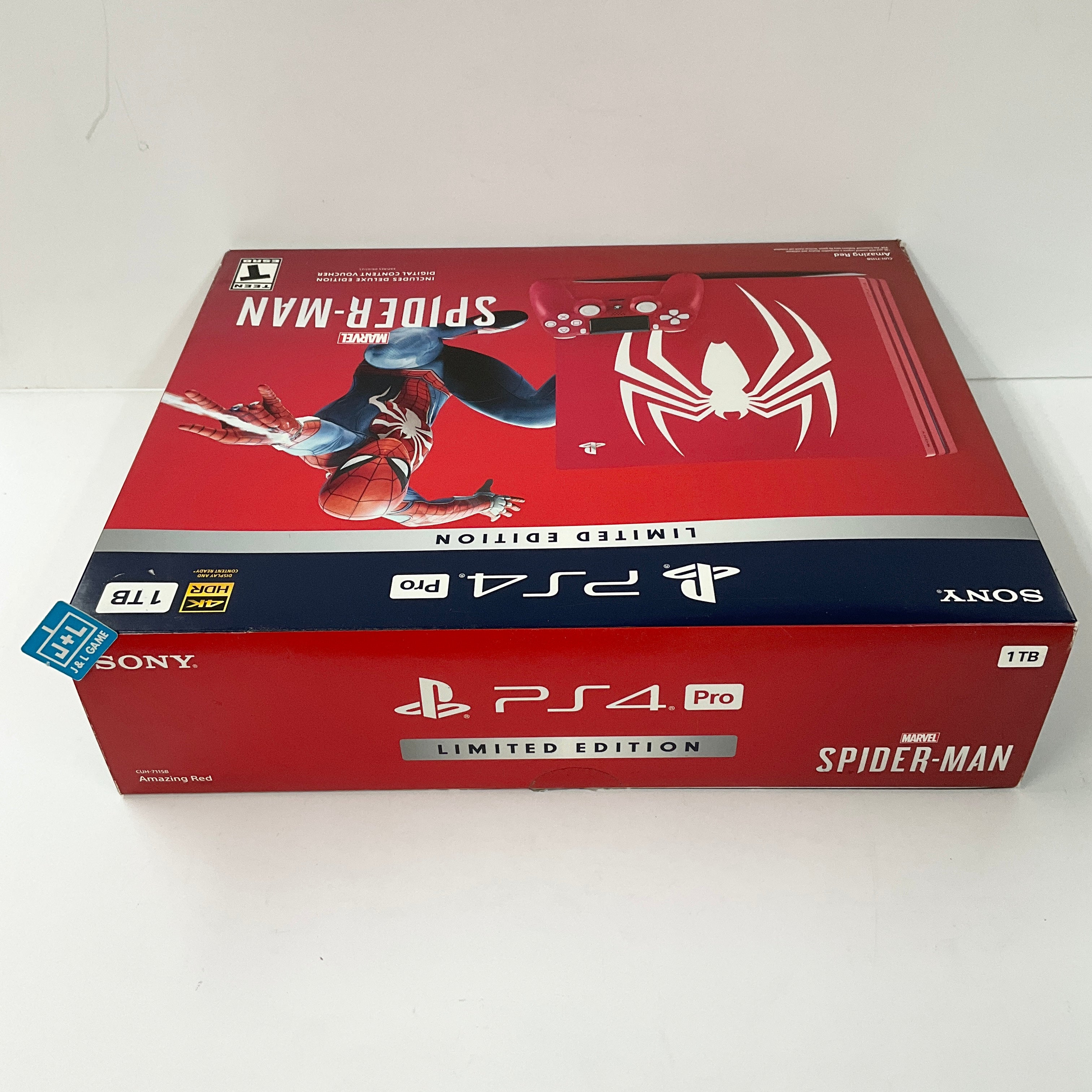 SONY PlayStation 4 Pro 1TB Limited Edition Console (Marvel's Spider-Man Bundle) - (PS4) PlayStation 4 [Pre-Owned] Consoles Sony   