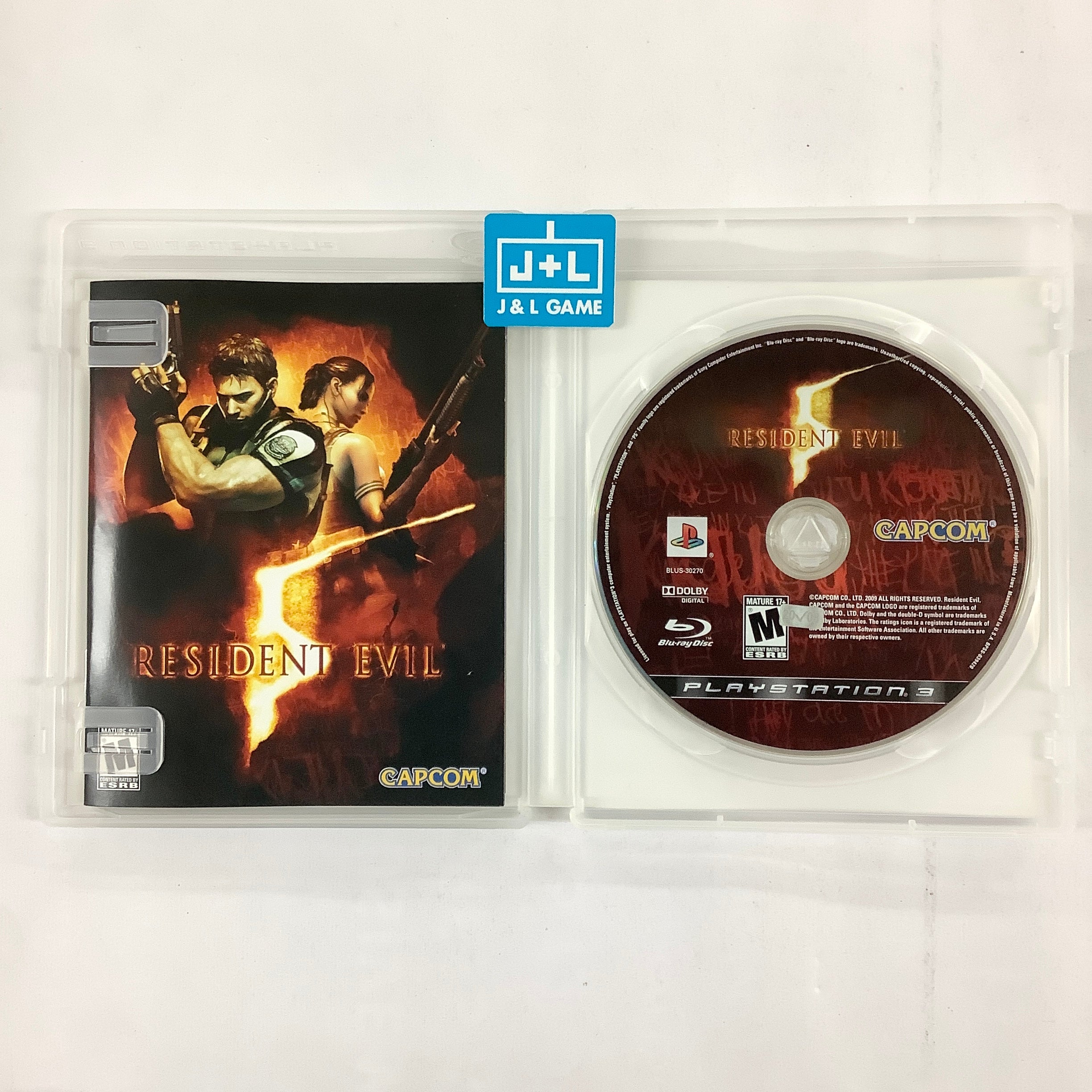 Resident Evil 5 - (PS3) PlayStation 3 [Pre-Owned] Video Games Capcom   
